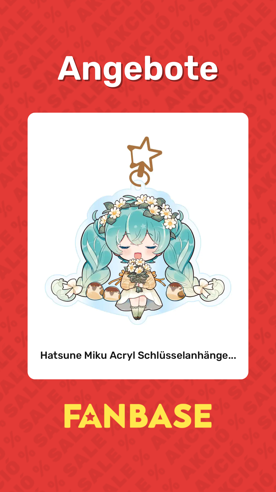 Angebote: Hatsune Miku Acryl Schlüsselanhänge...