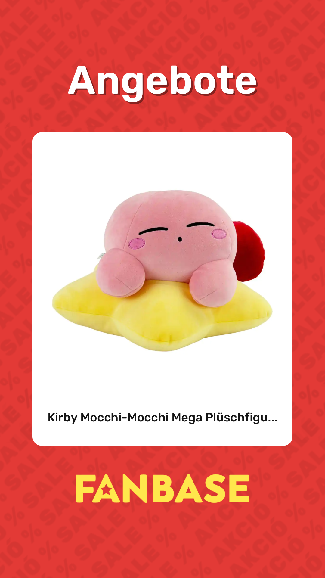 Angebote: Kirby Mocchi-Mocchi Mega Plüschfigu...
