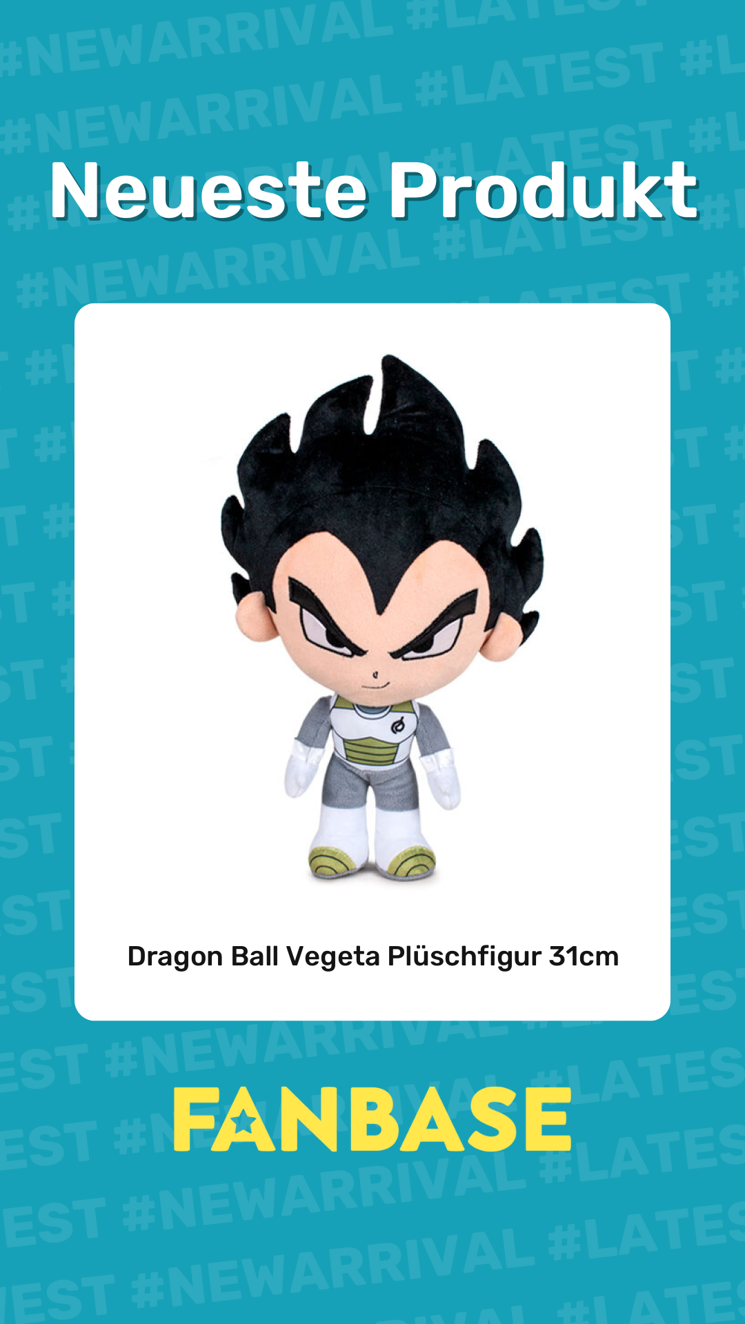 Neueste Produkt: Dragon Ball Vegeta Plüschfigur 31cm