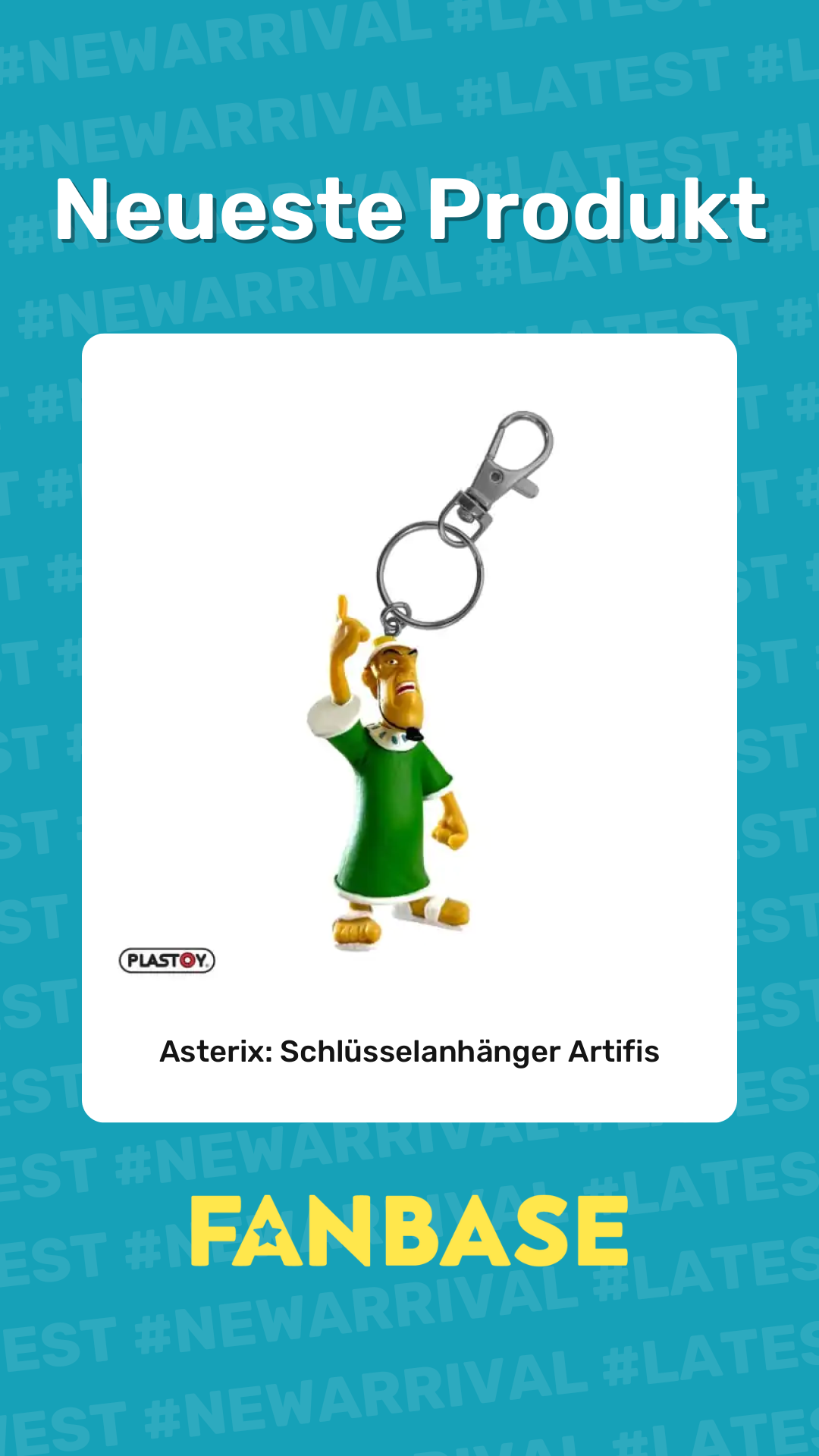 Neueste Produkt: Asterix: Schlüsselanhänger Artifis
