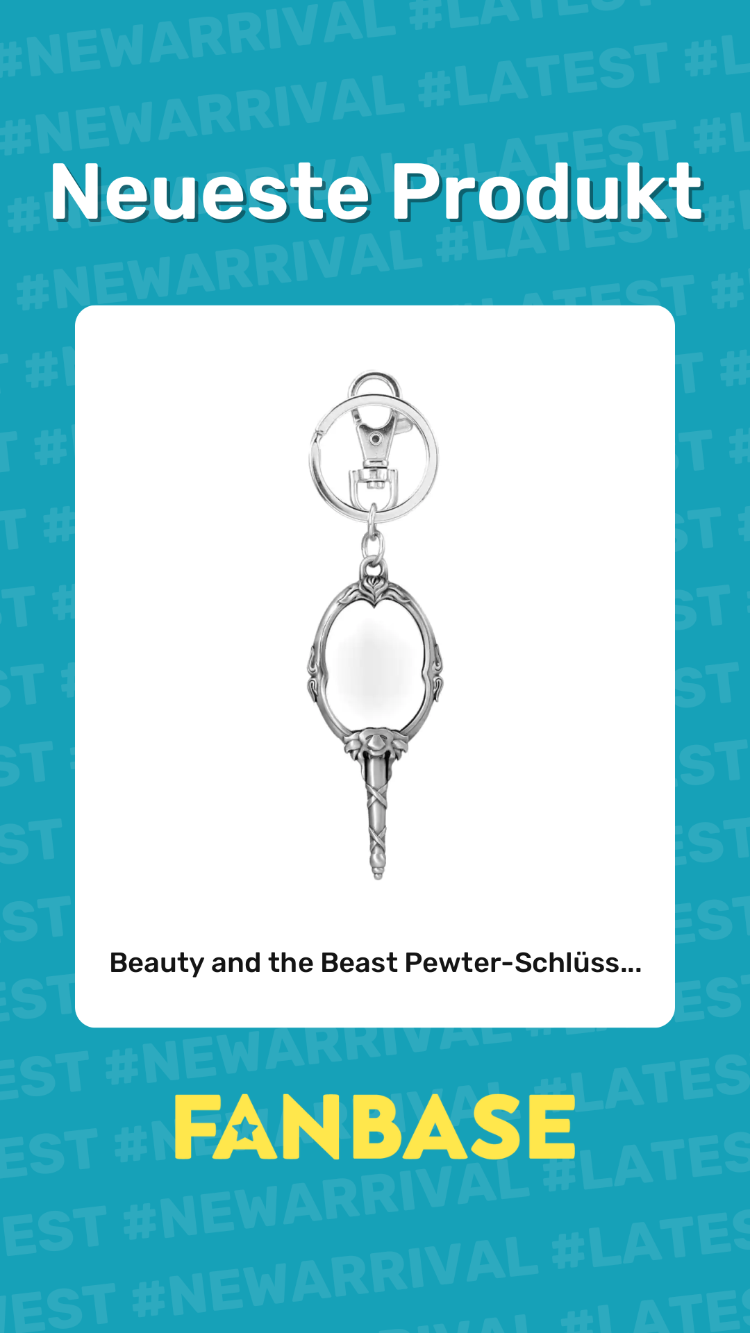 Neueste Produkt: Beauty and the Beast Pewter-Schlüss...