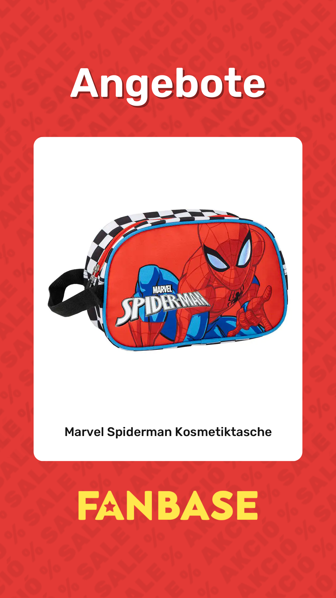 Angebote: Marvel Spiderman Kosmetiktasche