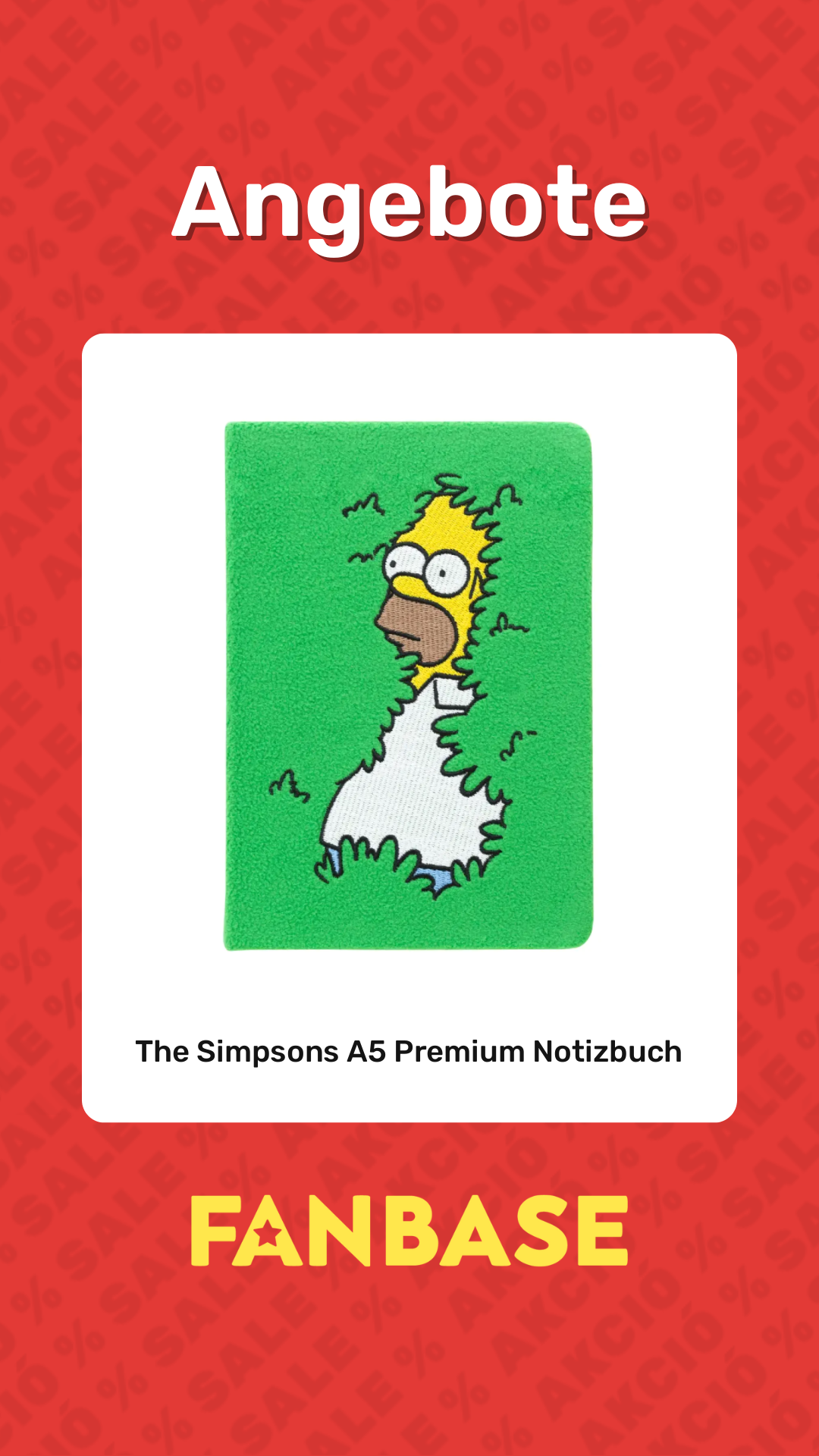 Angebote: The Simpsons A5 Premium Notizbuch