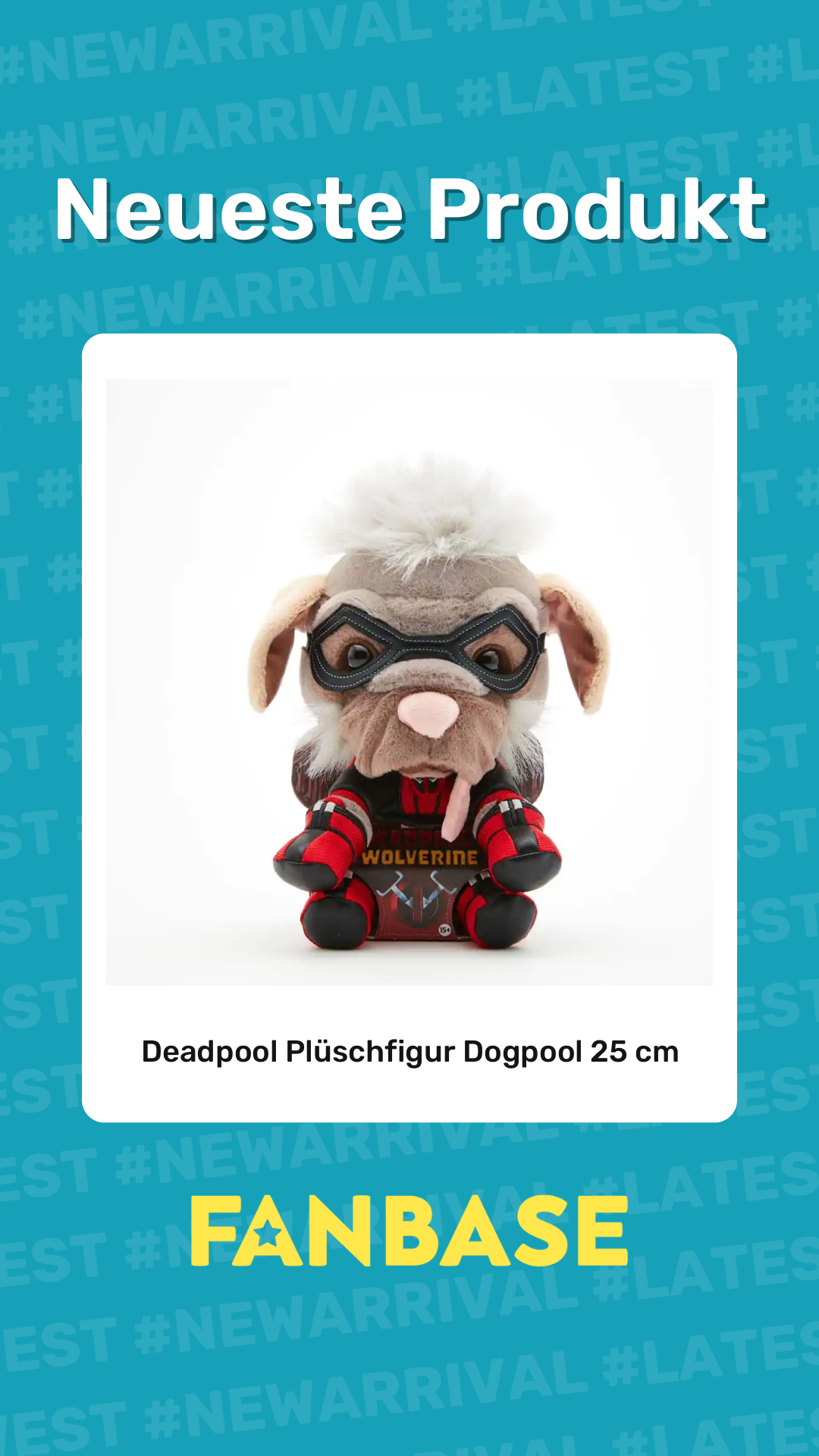 Neueste Produkt: Deadpool Plüschfigur Dogpool 25 cm