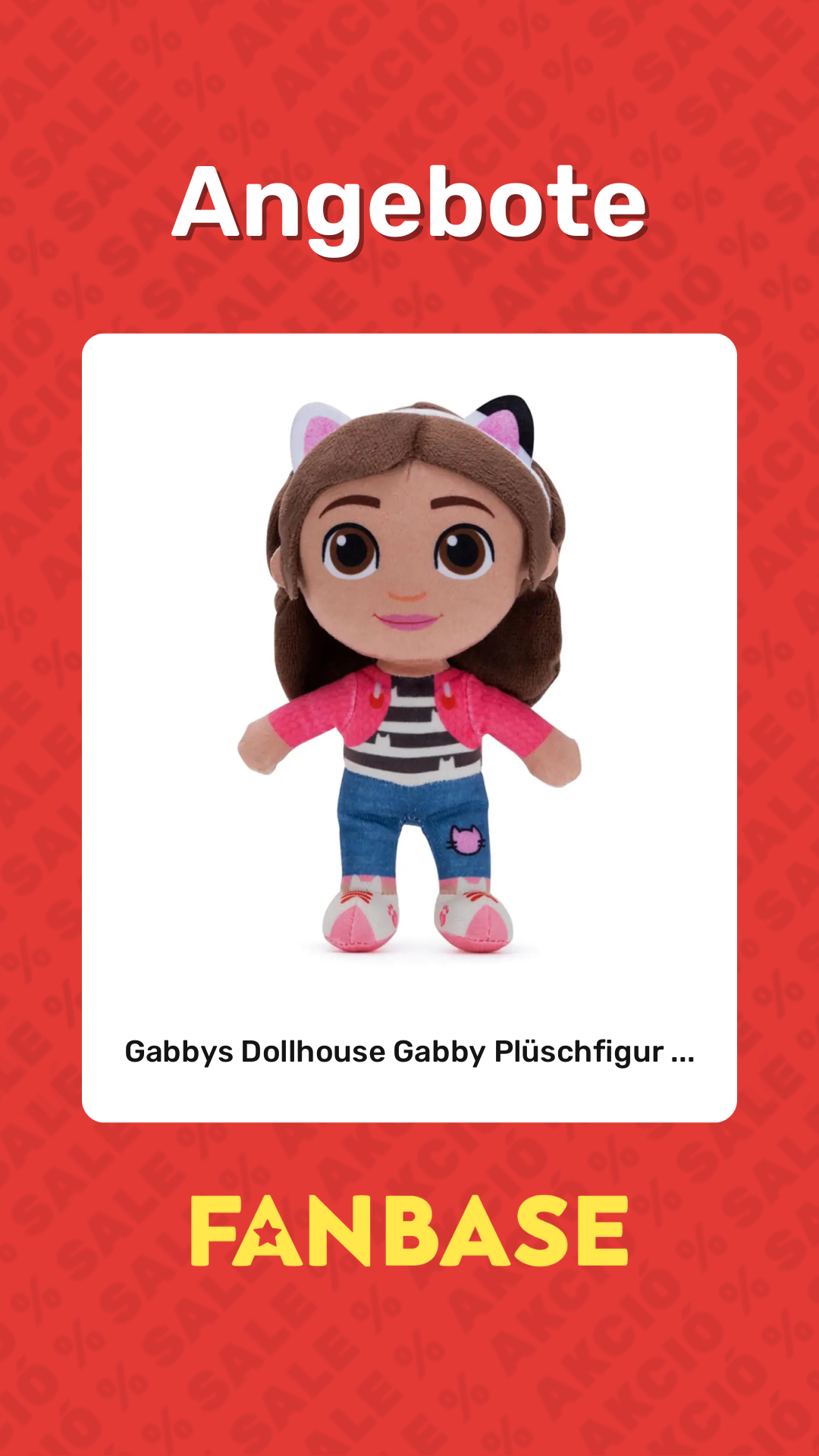 Angebote: Gabbys Dollhouse Gabby Plüschfigur ...