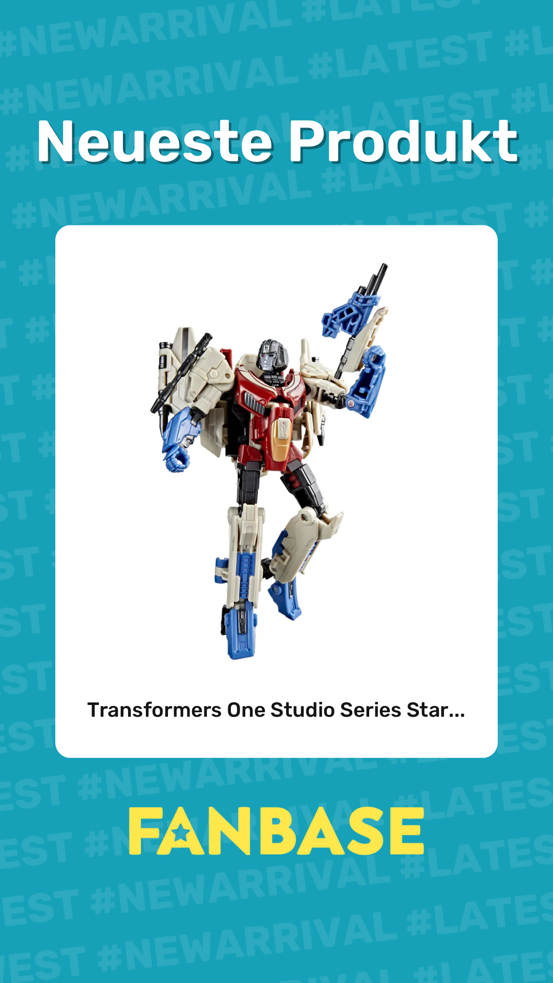 Neueste Produkt: Transformers One Studio Series Star...