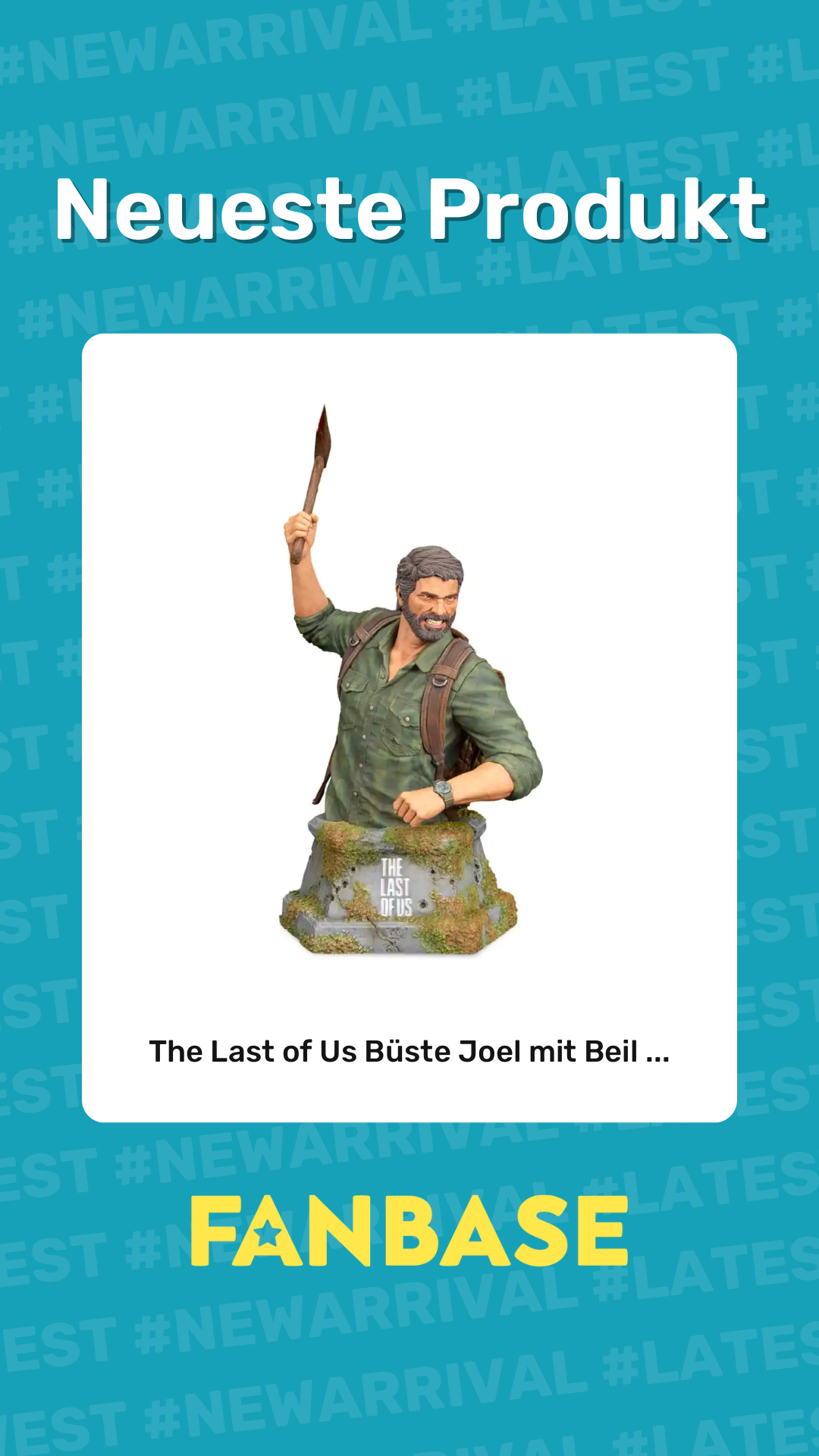 Neueste Produkt: The Last of Us Büste Joel mit Beil ...