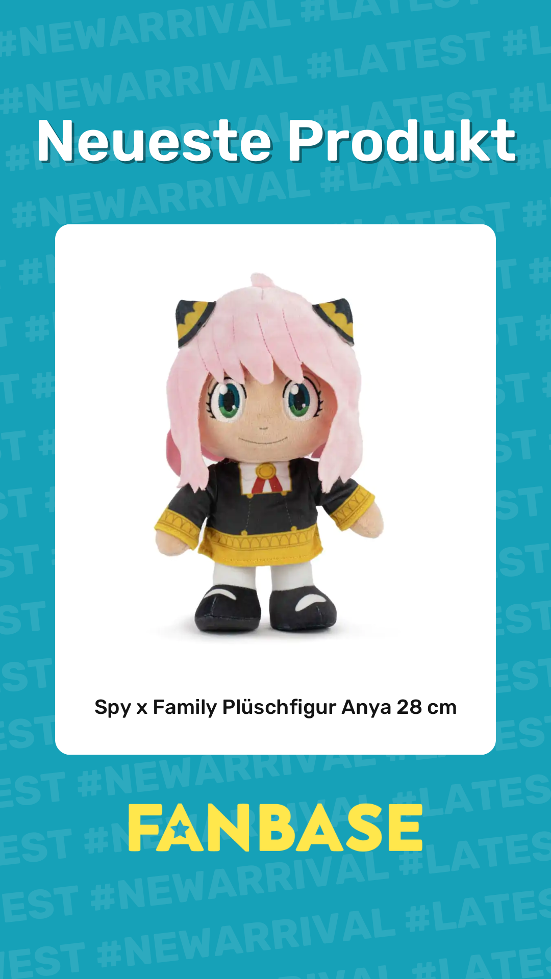 Neueste Produkt: Spy x Family Plüschfigur Anya 28 cm