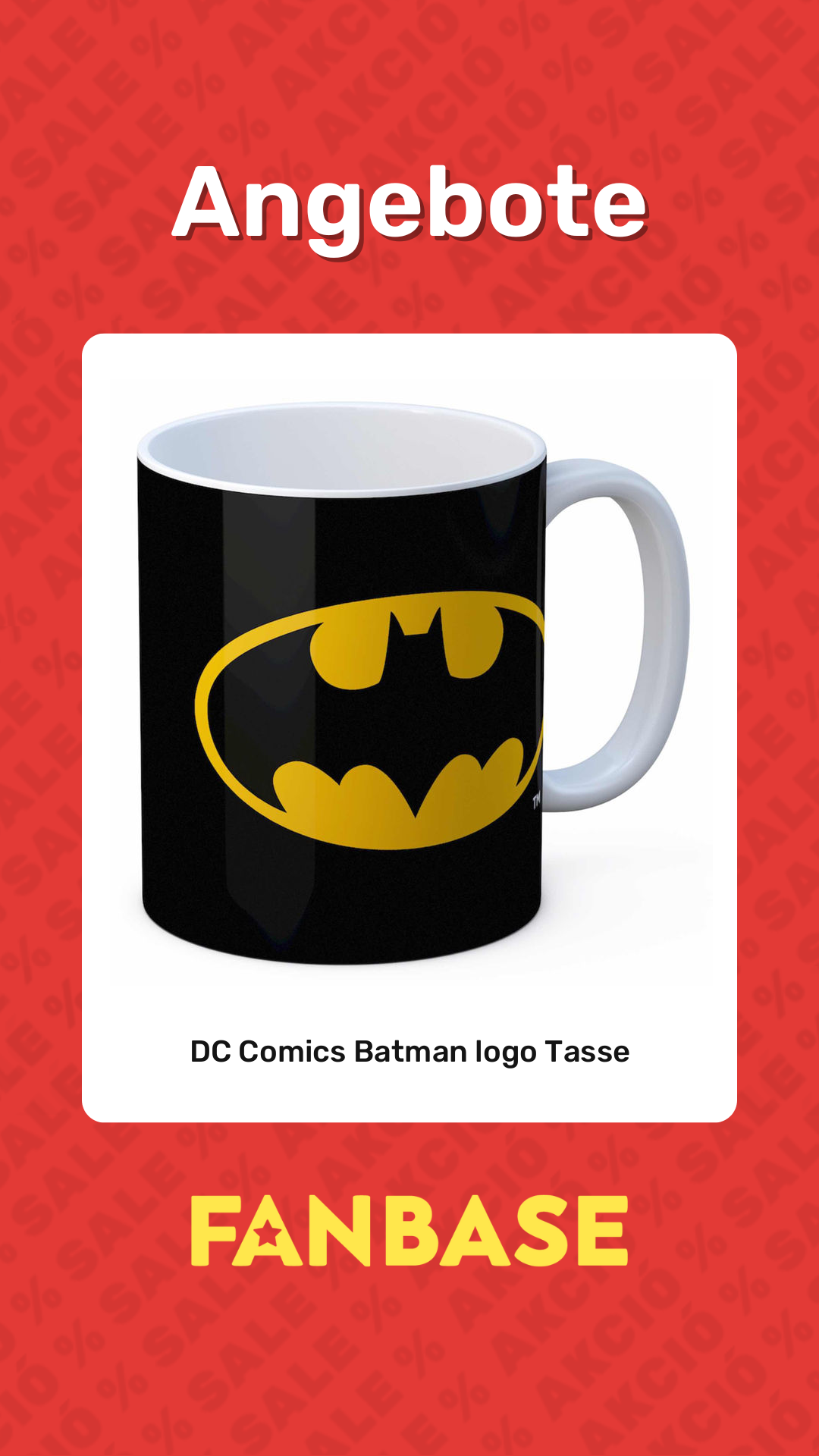 Angebote: DC Comics Batman logo Tasse