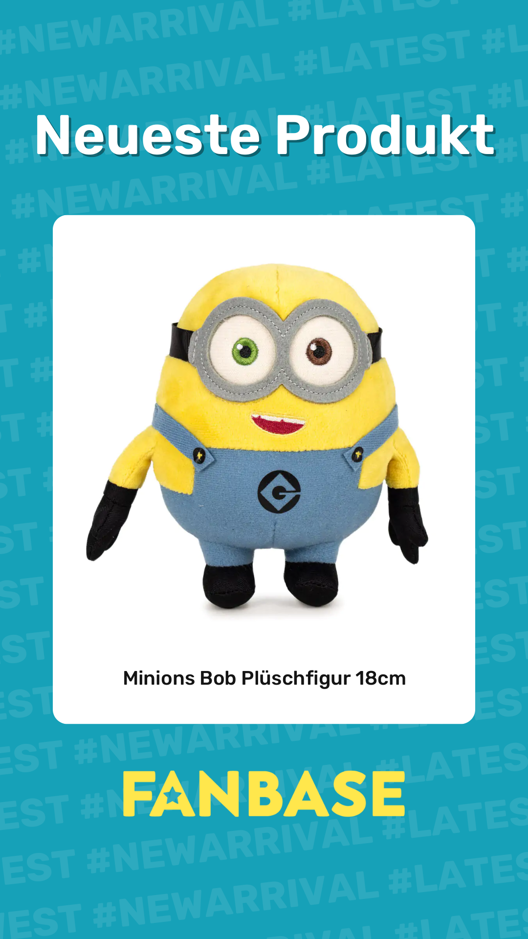 Neueste Produkt: Minions Bob Plüschfigur 18cm