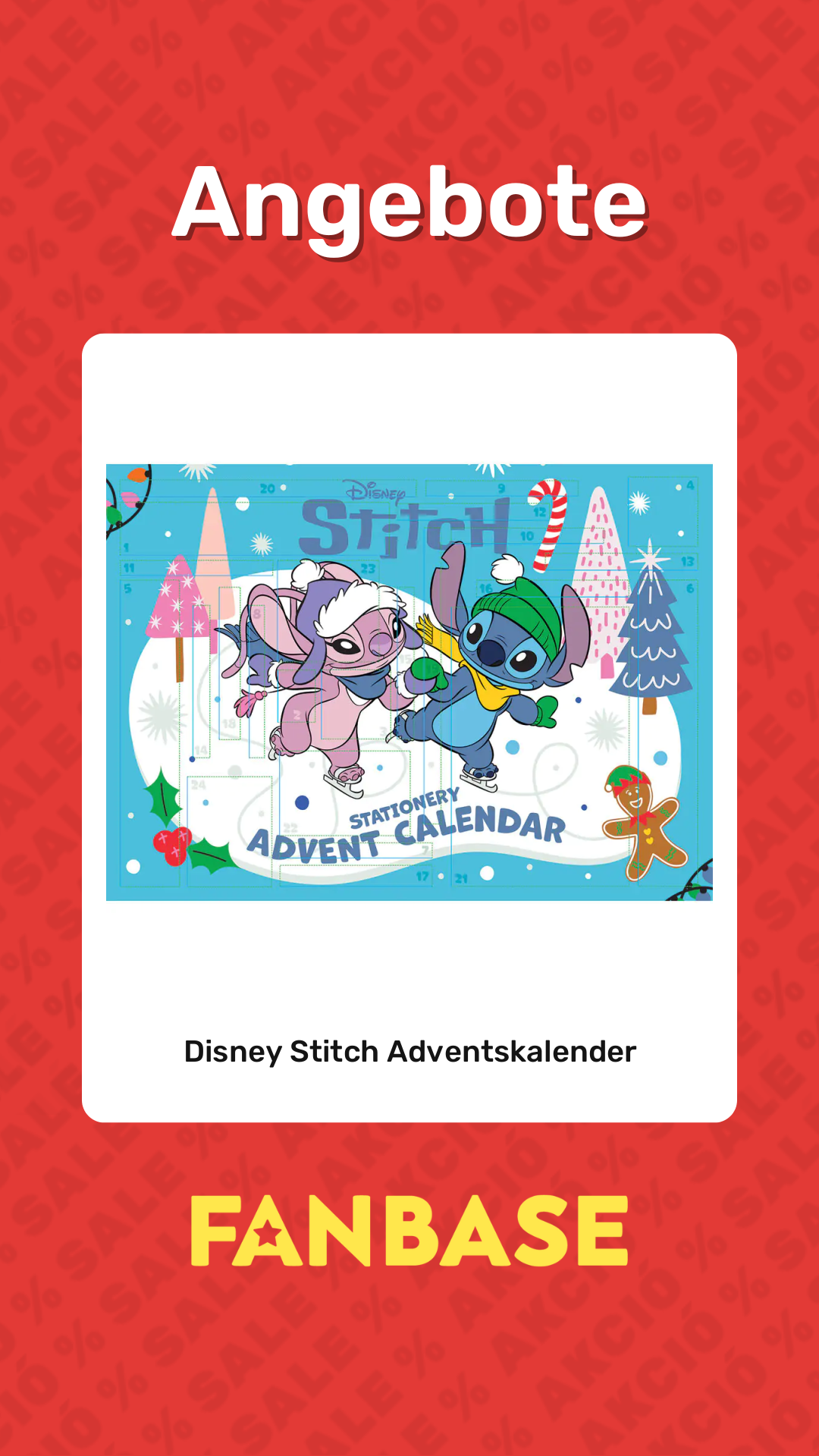Angebote: Disney Stitch Adventskalender