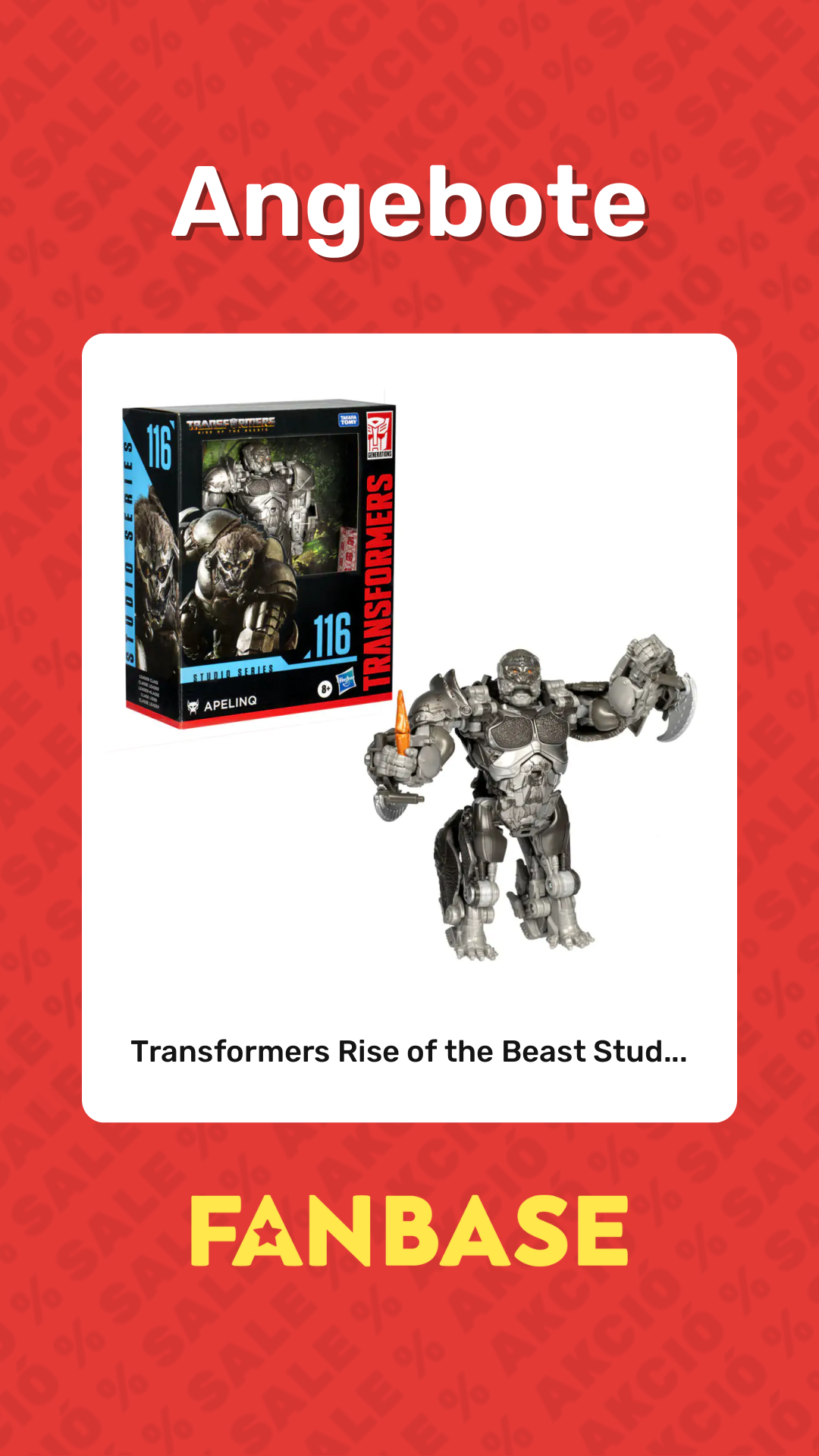 Angebote: Transformers Rise of the Beast Stud...