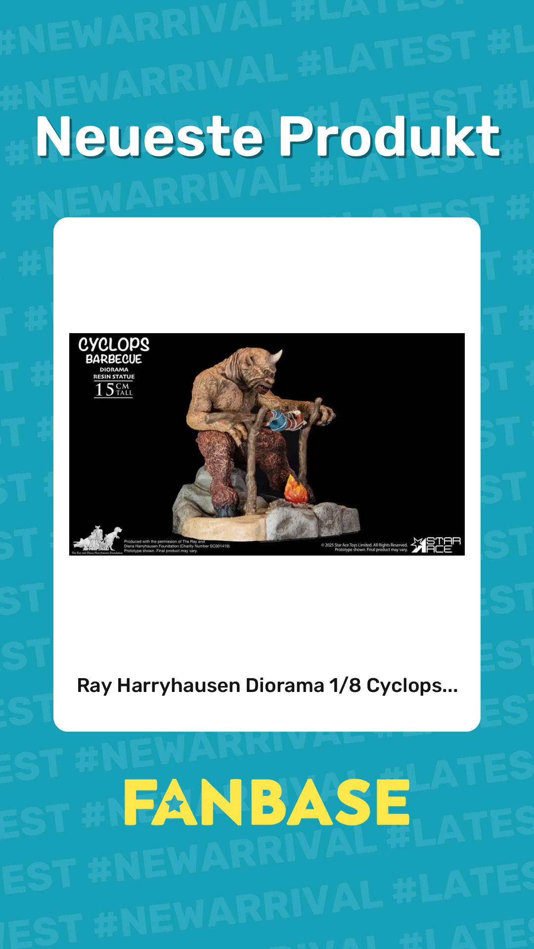 Neueste Produkt: Ray Harryhausen Diorama 1/8 Cyclops...