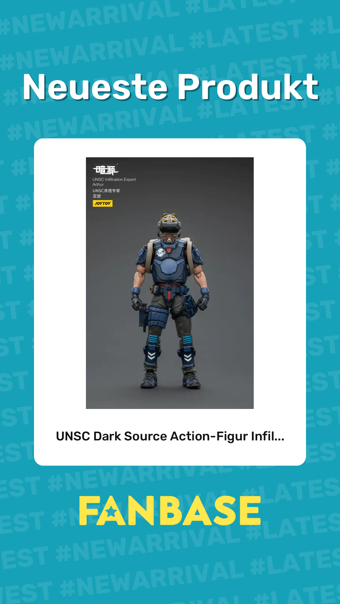 Neueste Produkt: UNSC Dark Source Action-Figur Infil...