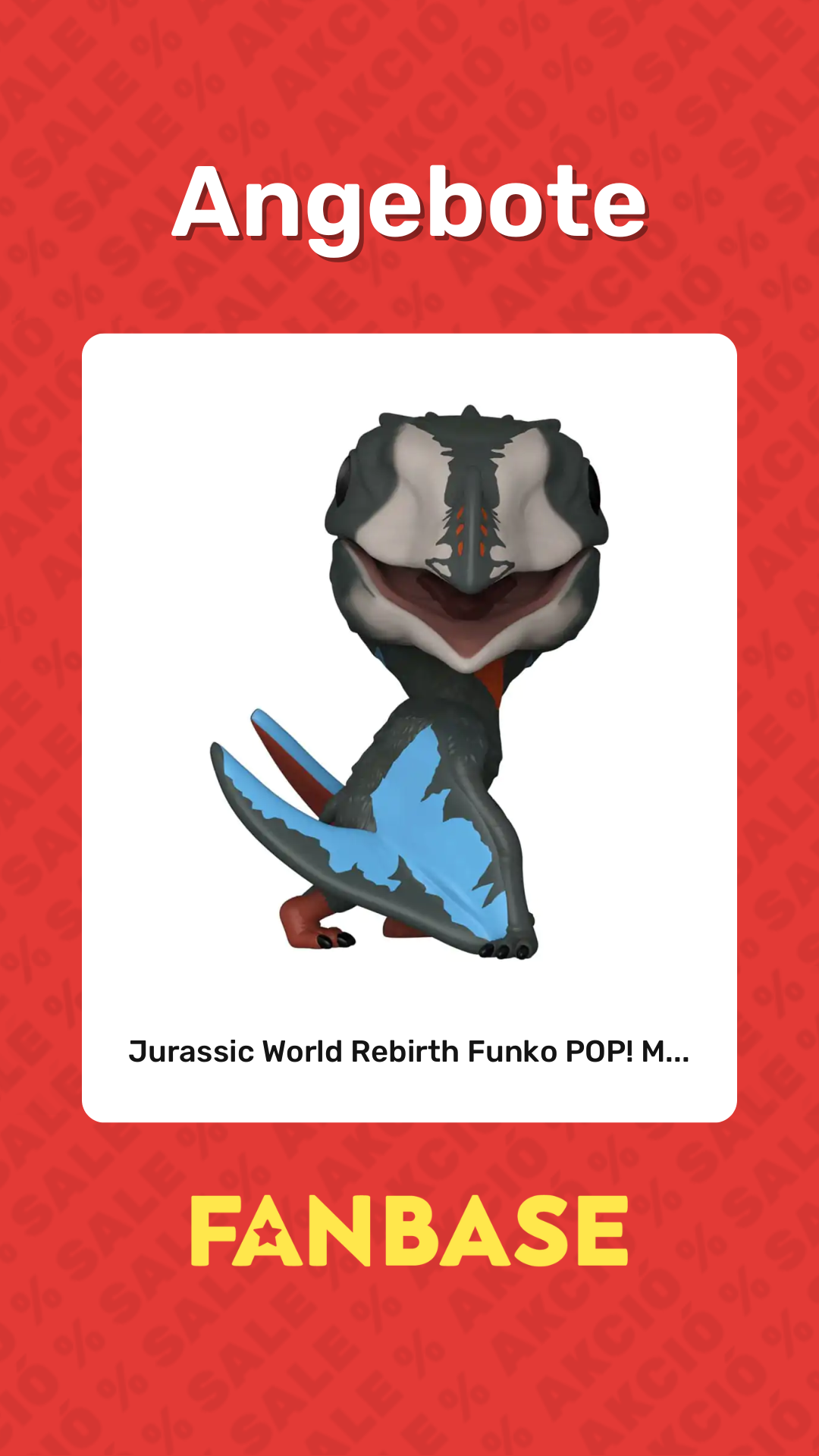 Angebote: Jurassic World Rebirth Funko POP! M...