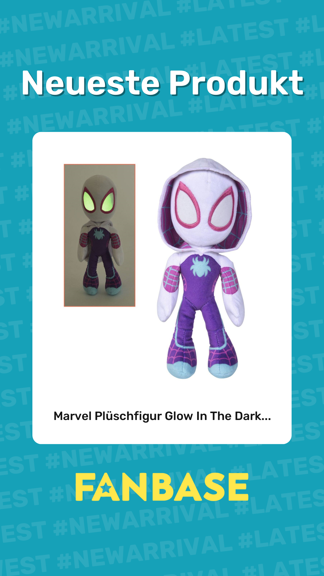 Neueste Produkt: Marvel Plüschfigur Glow In The Dark...
