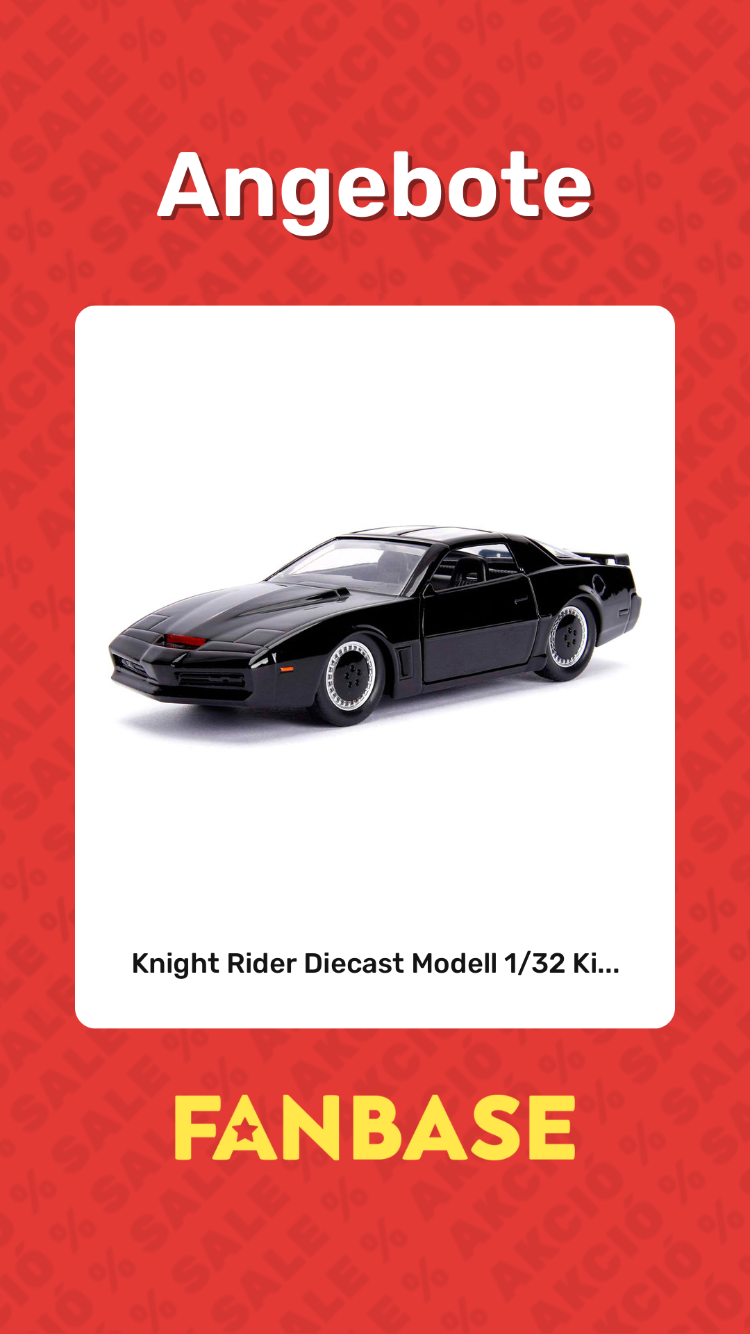 Angebote: Knight Rider Diecast Modell 1/32 Ki...