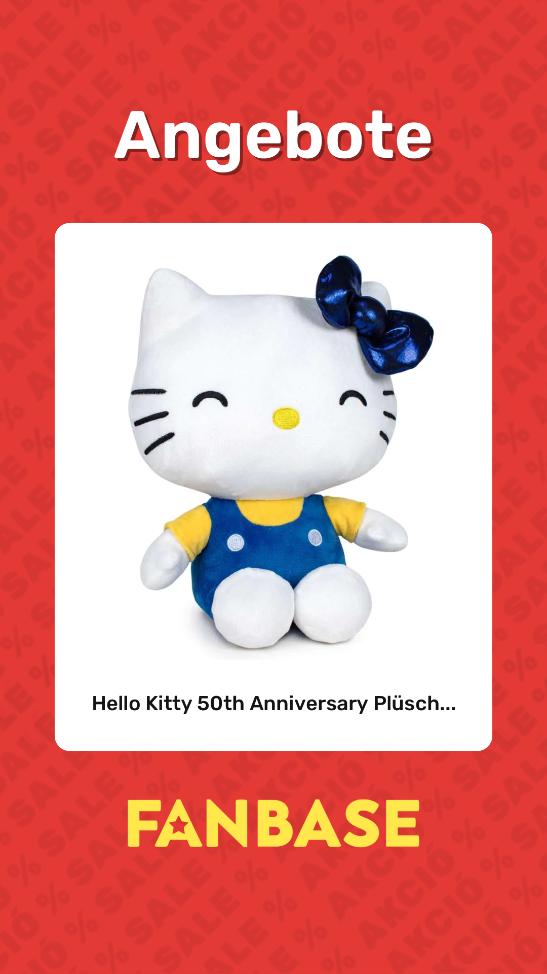 Angebote: Hello Kitty 50th Anniversary Plüsch...