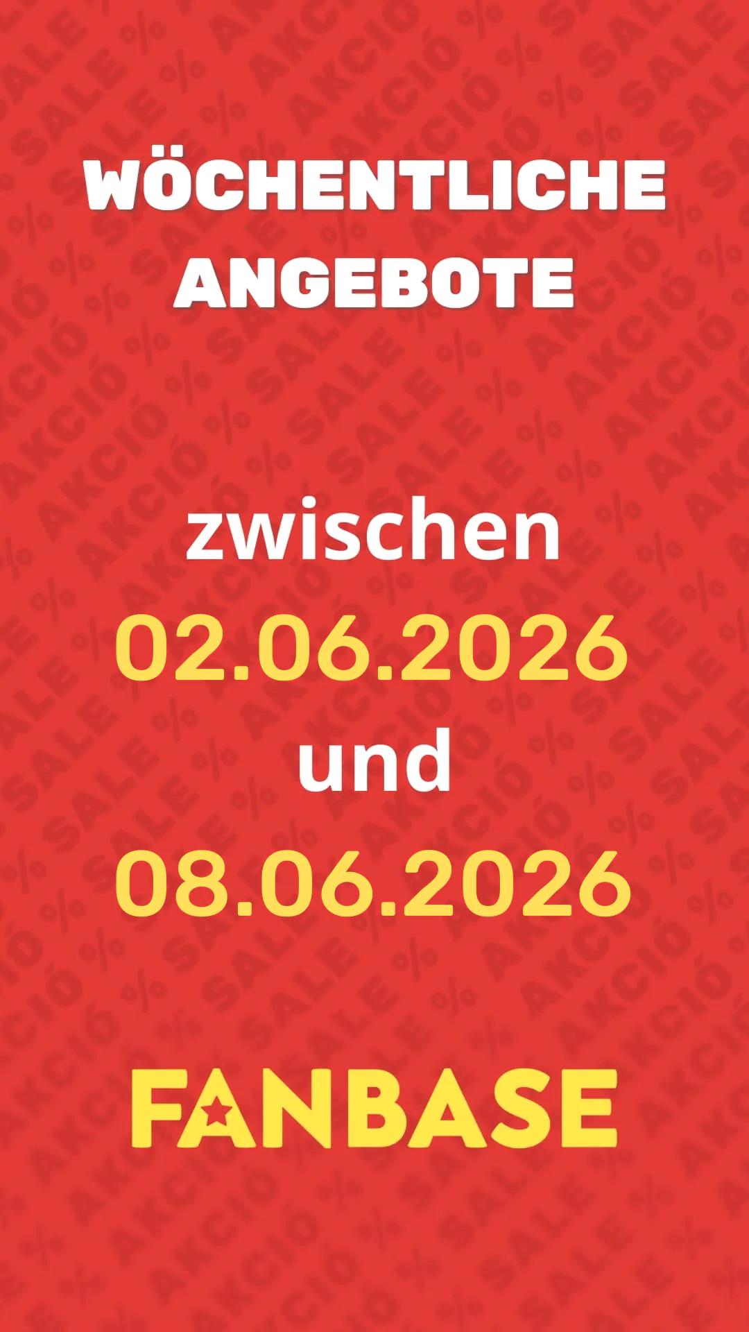 Wöchentliche Angebote zwishen 02.06. und 08.06.