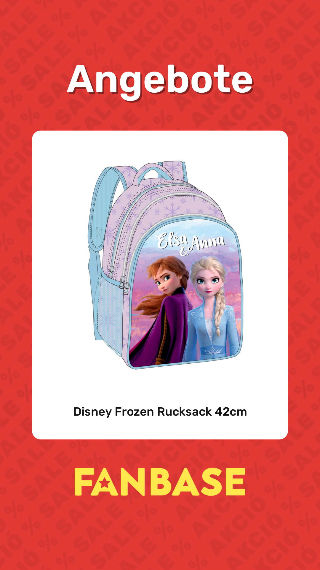 Angebote: Disney Frozen Rucksack 42cm