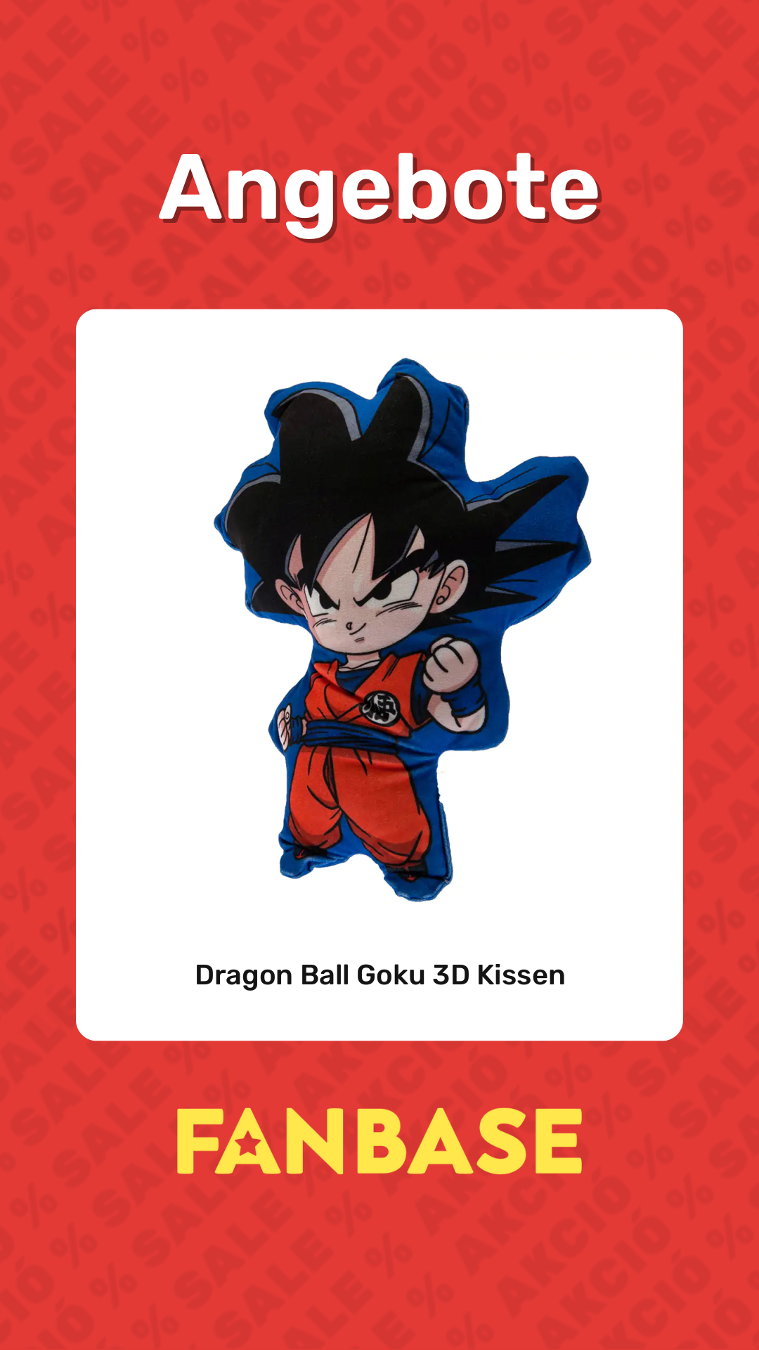 Angebote: Dragon Ball Goku 3D Kissen