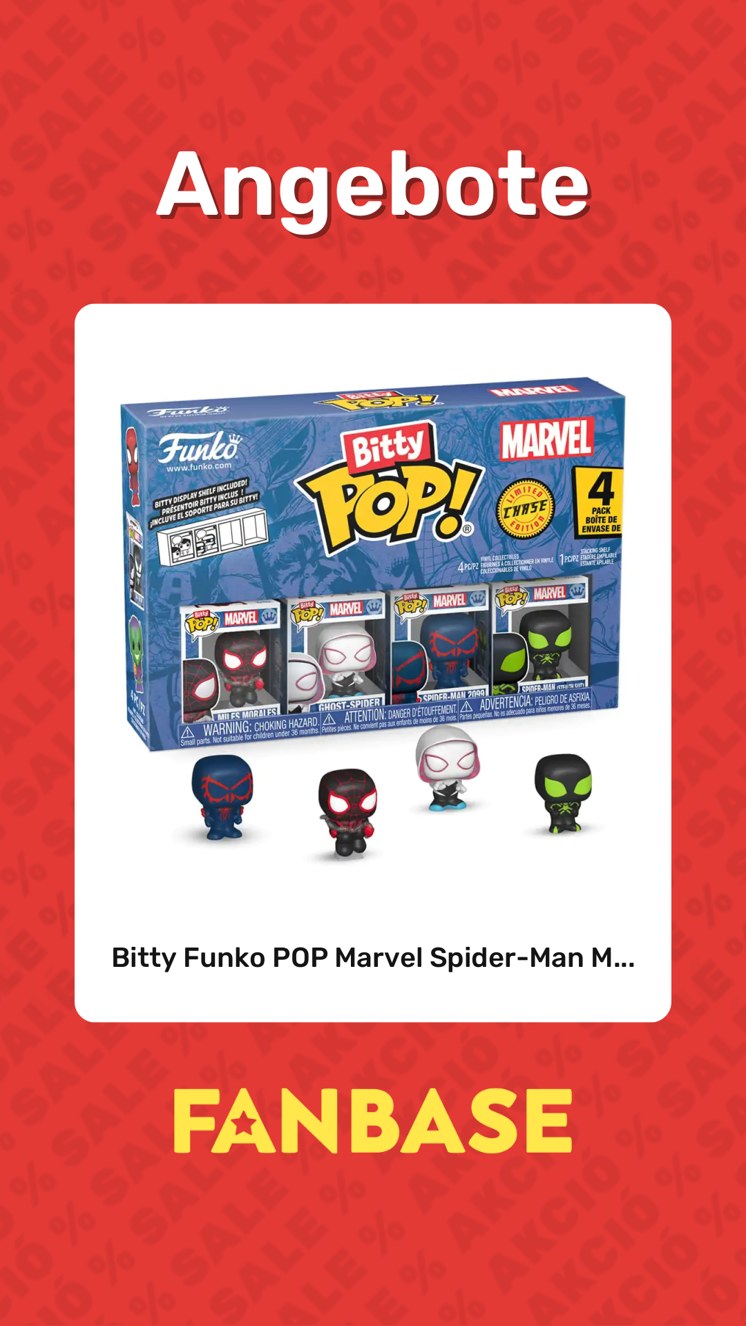 Angebote: Bitty Funko POP Marvel Spider-Man M...