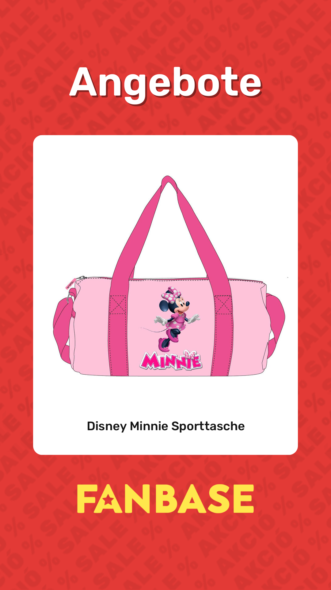 Angebote: Disney Minnie Sporttasche