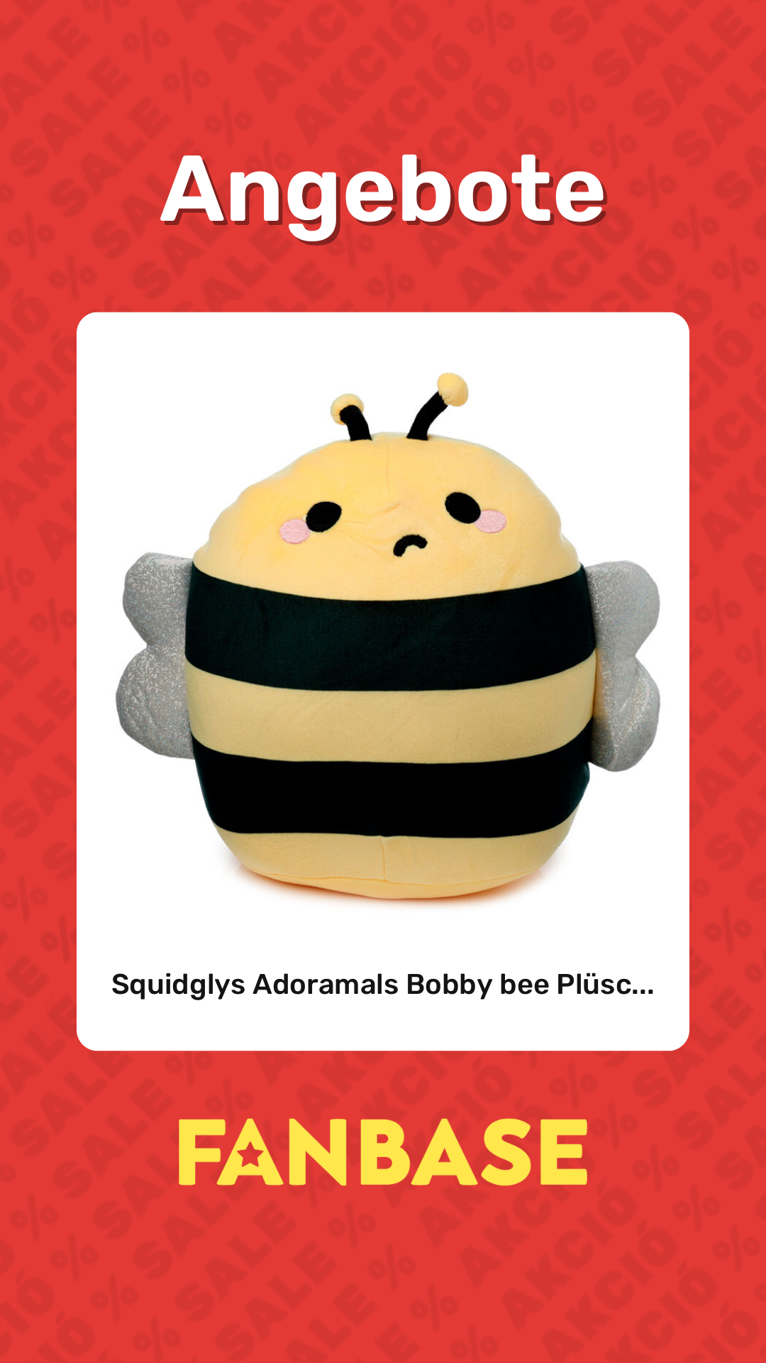 Angebote: Squidglys Adoramals Bobby bee Plüsc...