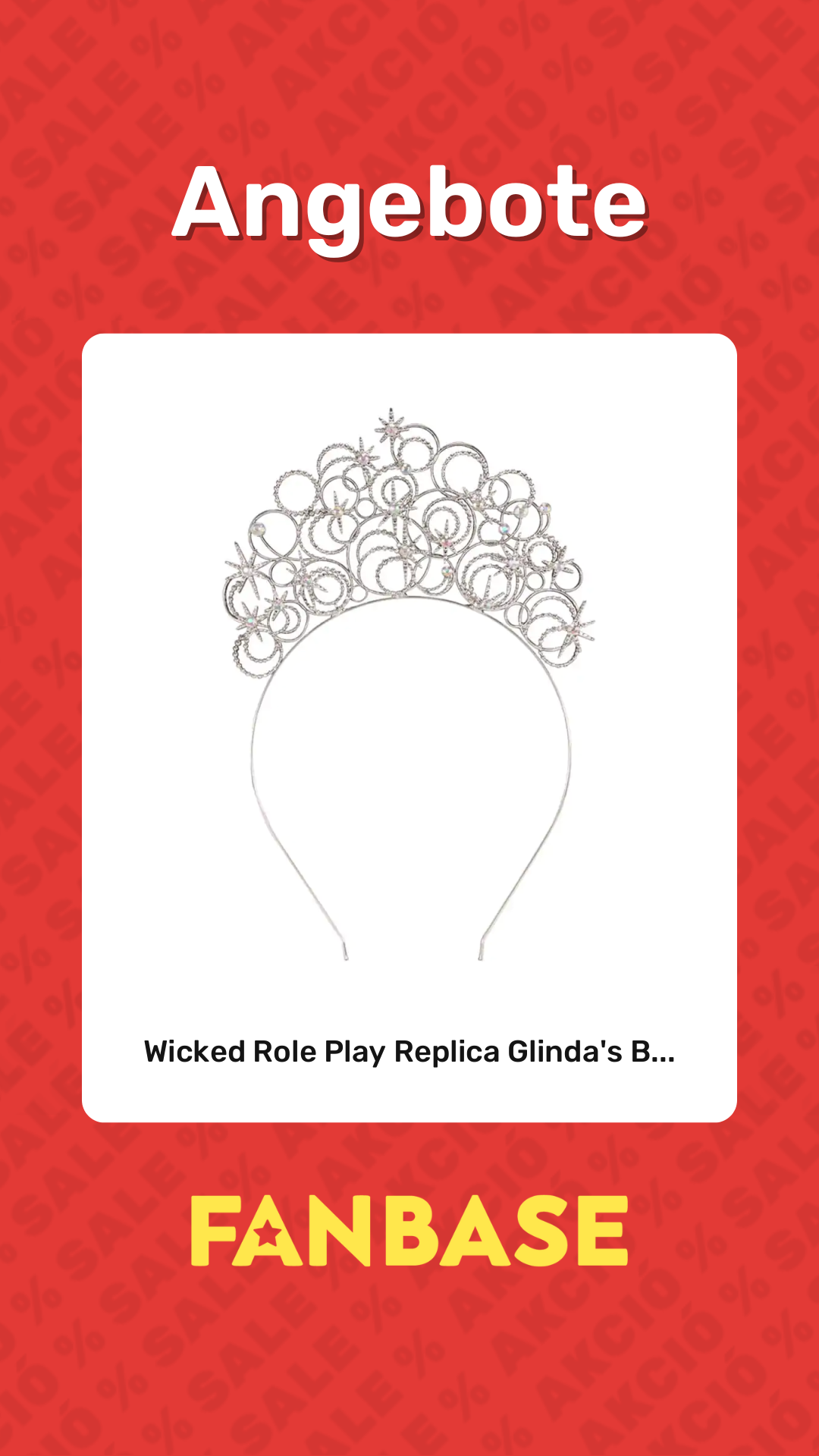 Angebote: Wicked Role Play Replica Glinda's B...
