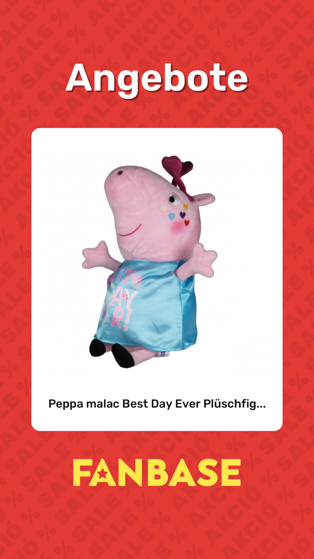 Angebote: Peppa malac Best Day Ever Plüschfig...
