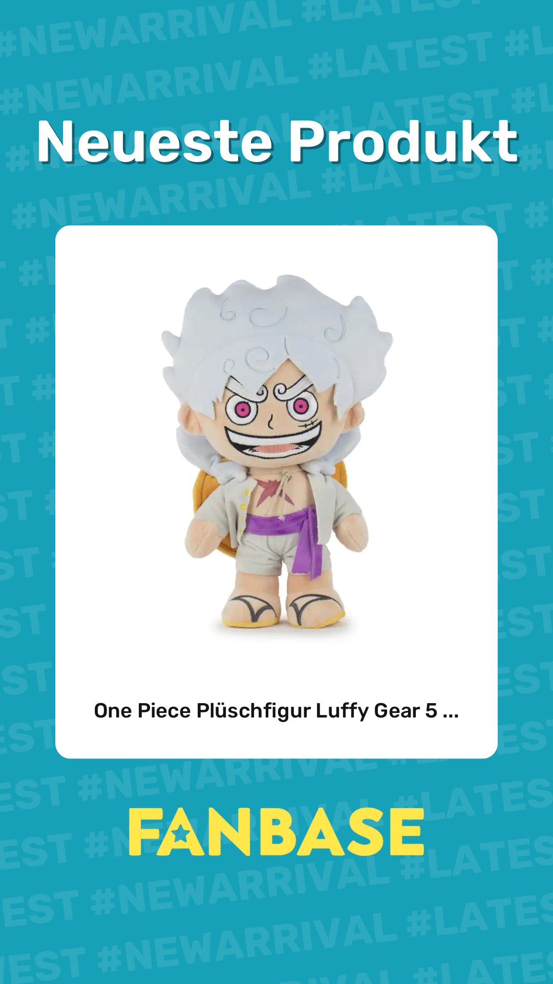 Neueste Produkt: One Piece Plüschfigur Luffy Gear 5 ...