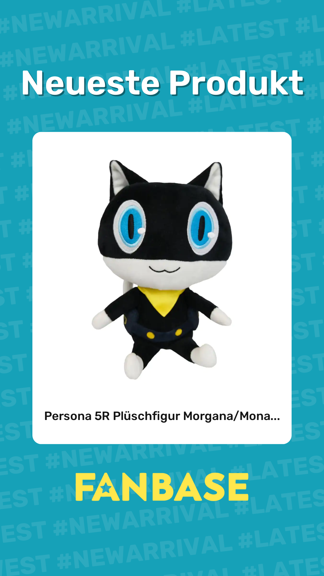 Neueste Produkt: Persona 5R Plüschfigur Morgana/Mona...