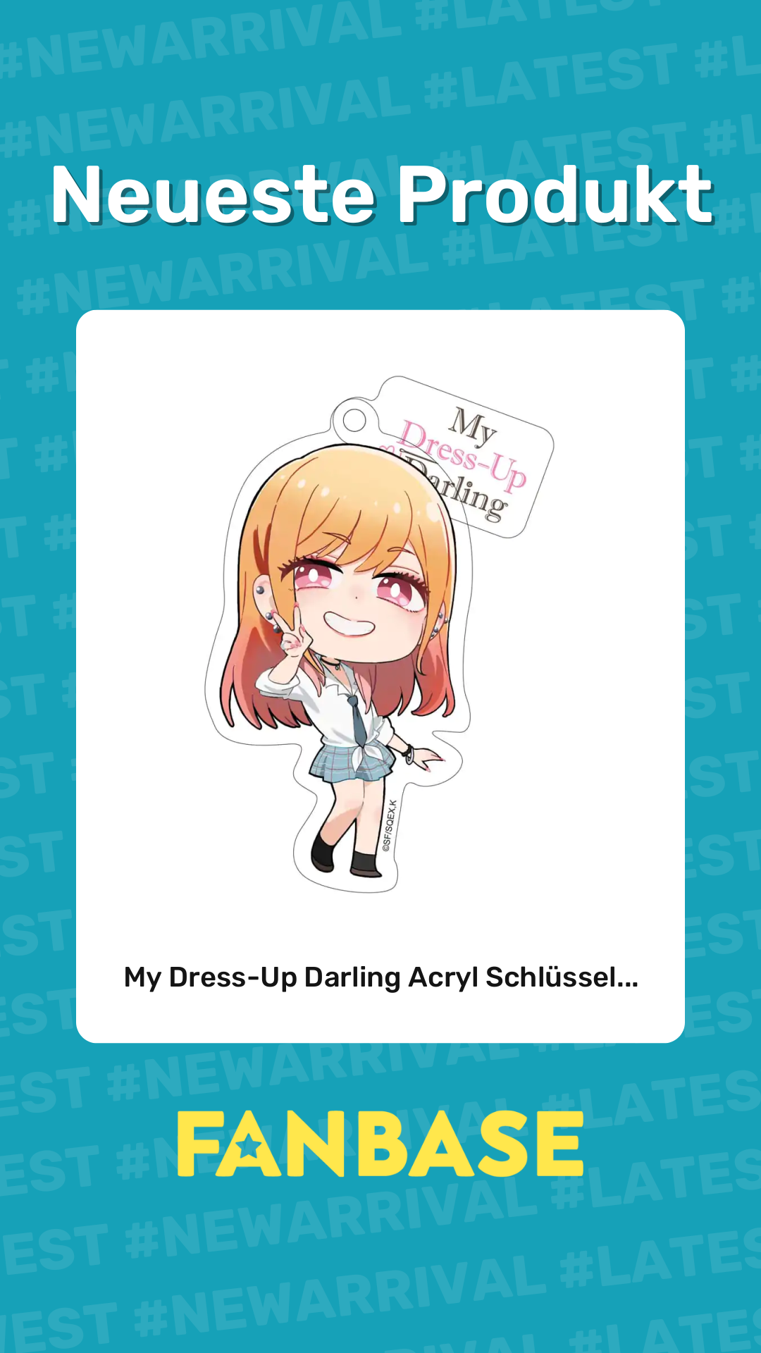 Neueste Produkt: My Dress-Up Darling Acryl Schlüssel...