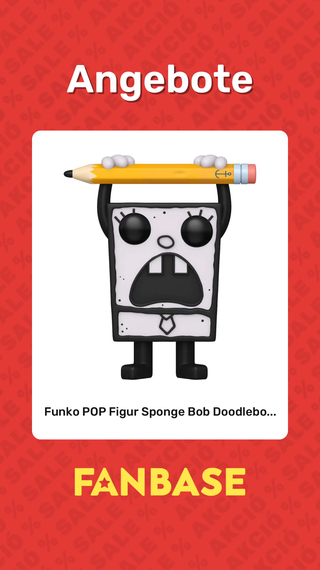 Angebote: Funko POP Figur Sponge Bob Doodlebo...