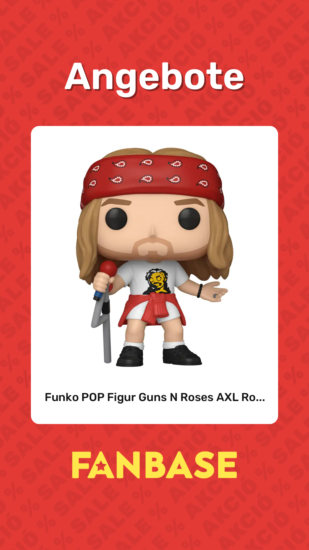 Angebote: Funko POP Figur Guns N Roses AXL Ro...