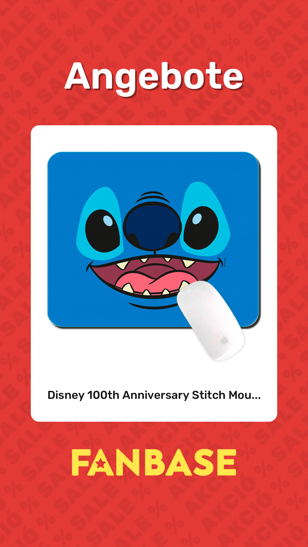Angebote: Disney 100th Anniversary Stitch Mou...