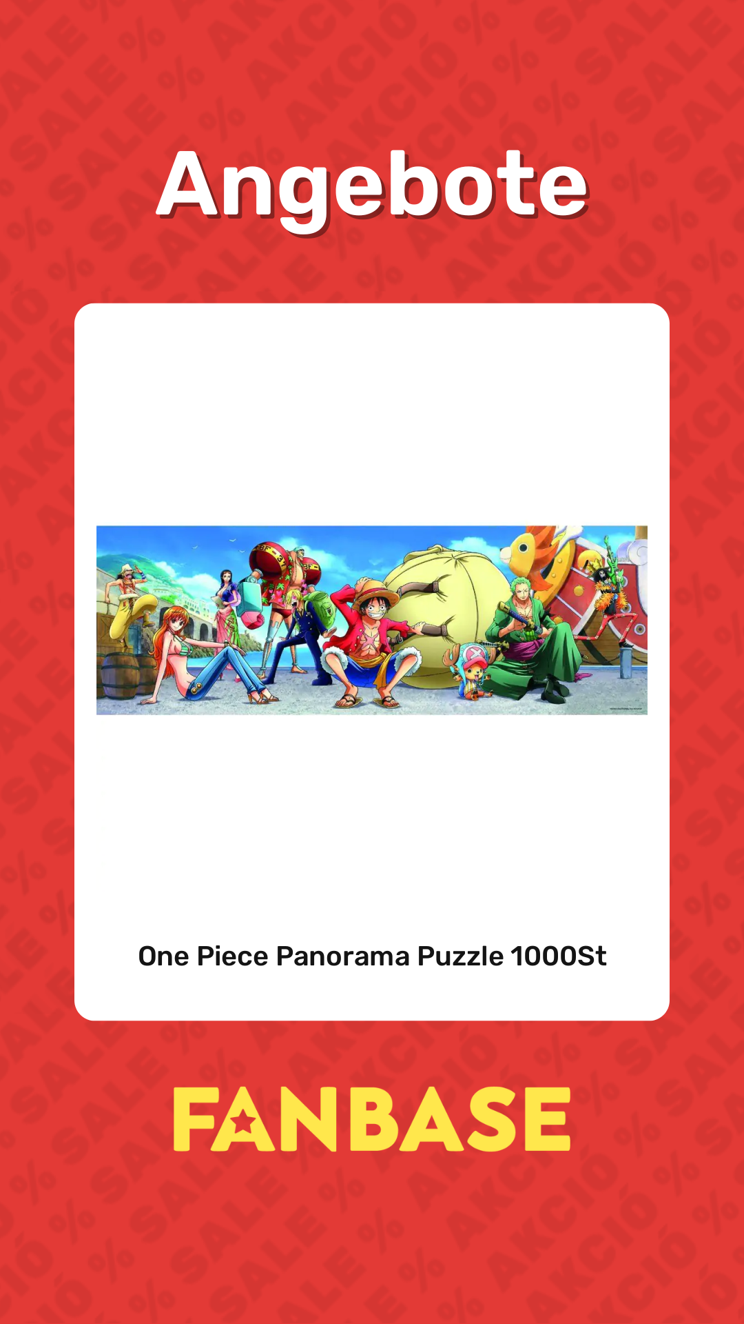 Angebote: One Piece Panorama Puzzle 1000St
