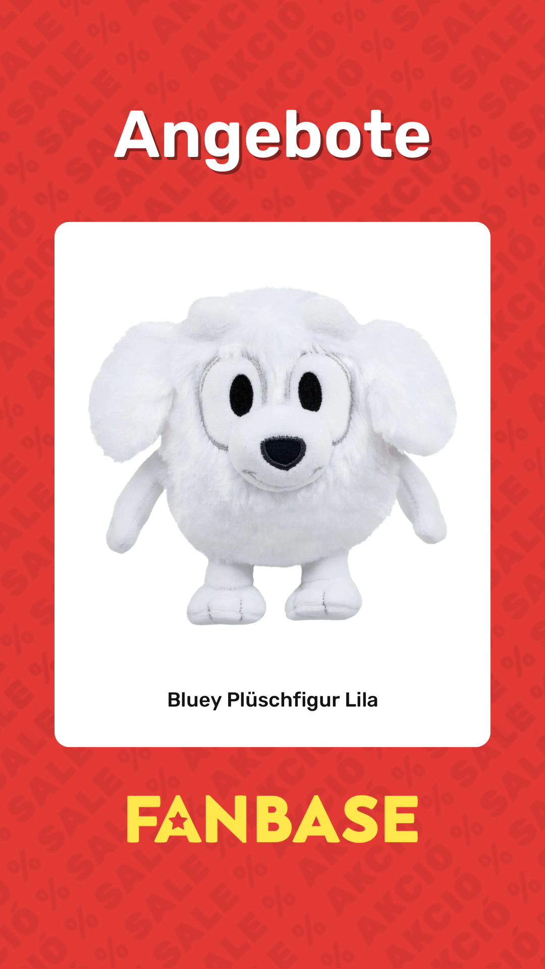 Angebote: Bluey Plüschfigur Lila