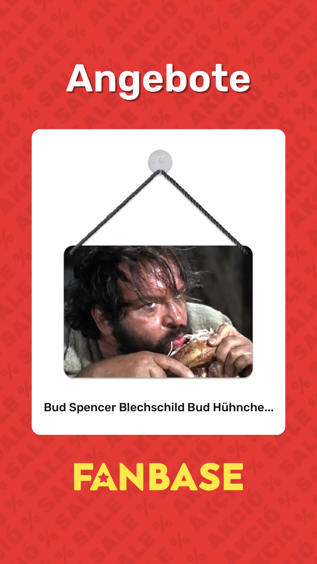 Angebote: Bud Spencer Blechschild Bud Hühnche...