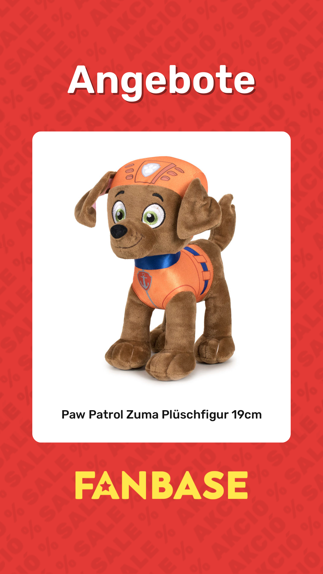 Angebote: Paw Patrol Zuma Plüschfigur 19cm