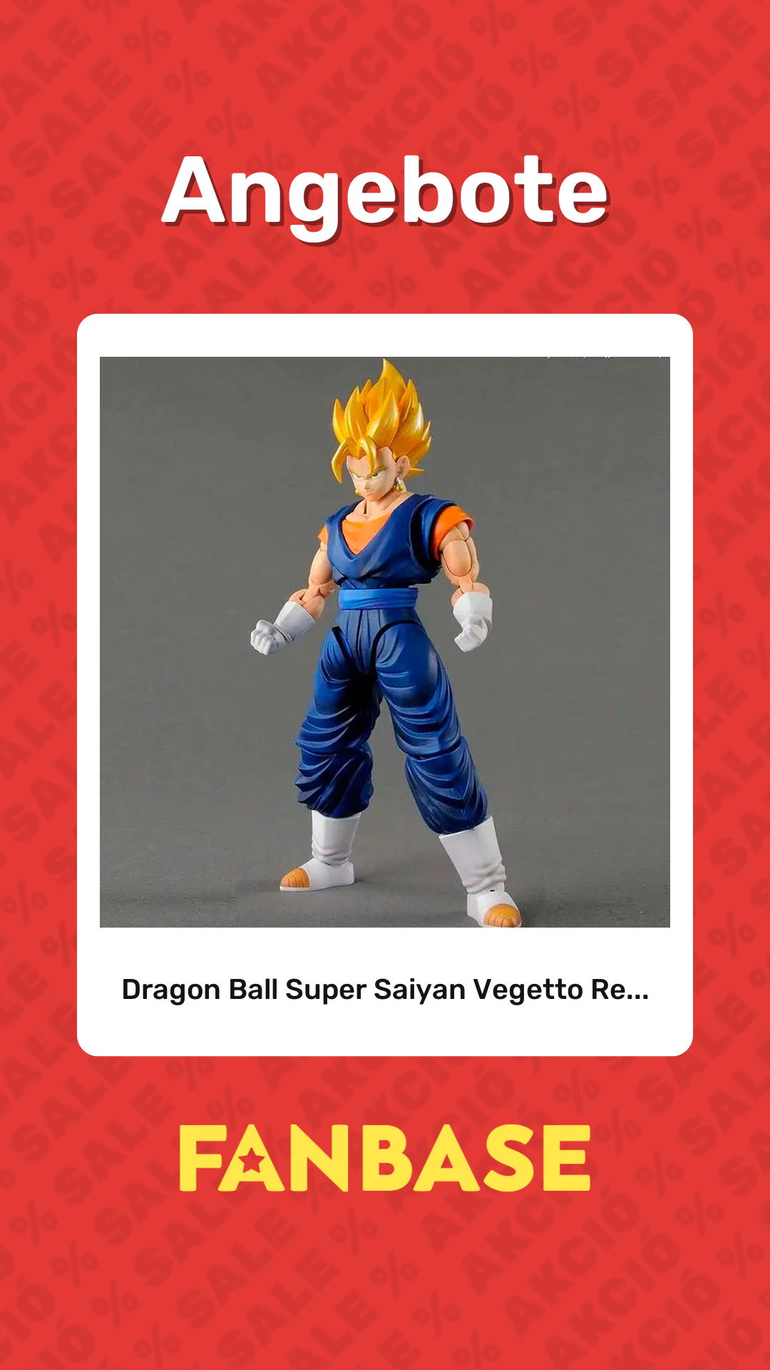 Angebote: Dragon Ball Super Saiyan Vegetto Re...
