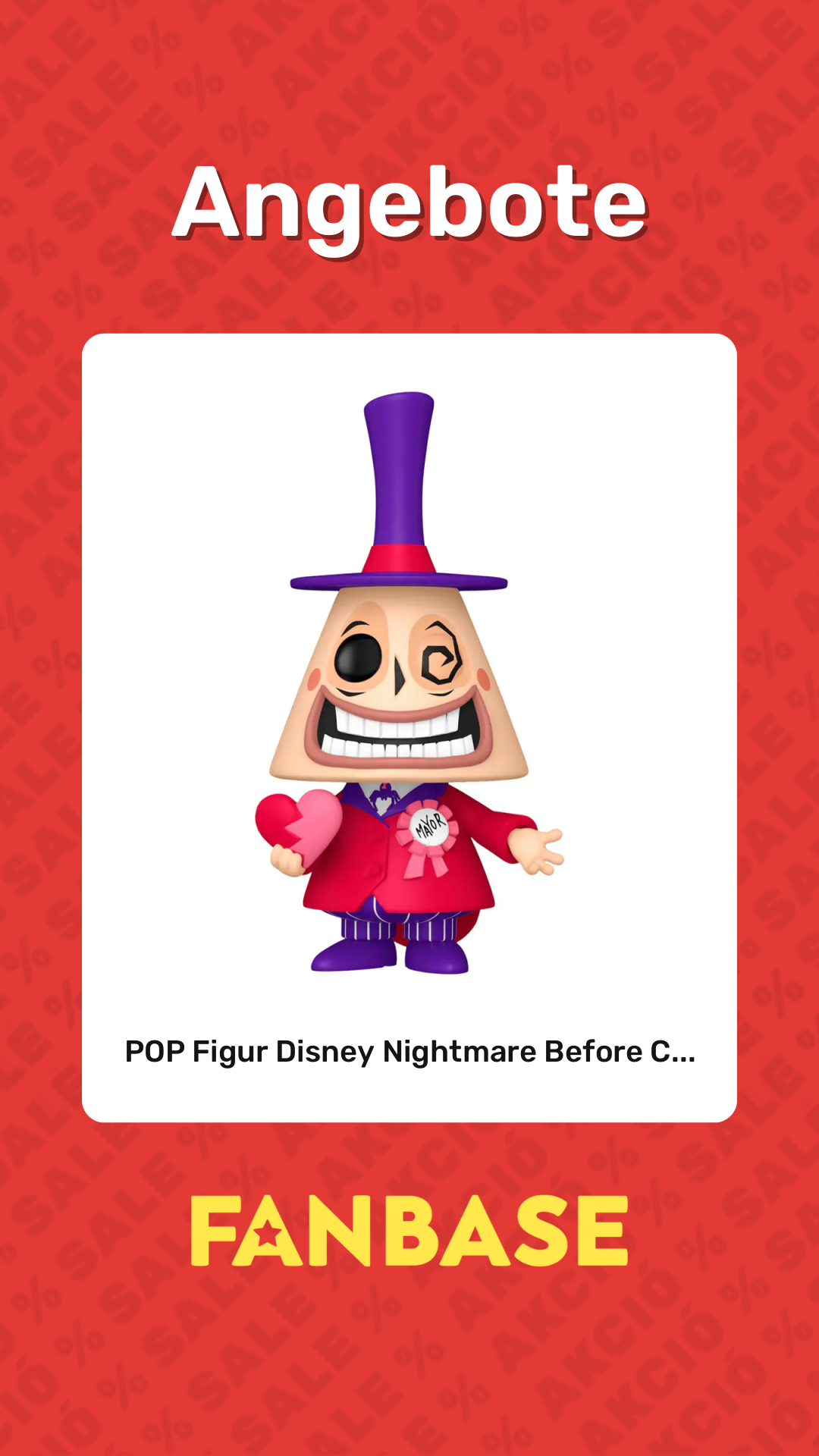 Angebote: POP Figur Disney Nightmare Before C...