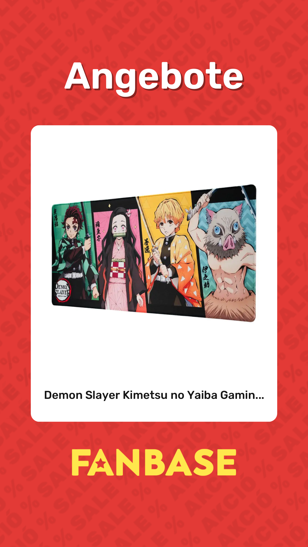Angebote: Demon Slayer Kimetsu no Yaiba Gamin...
