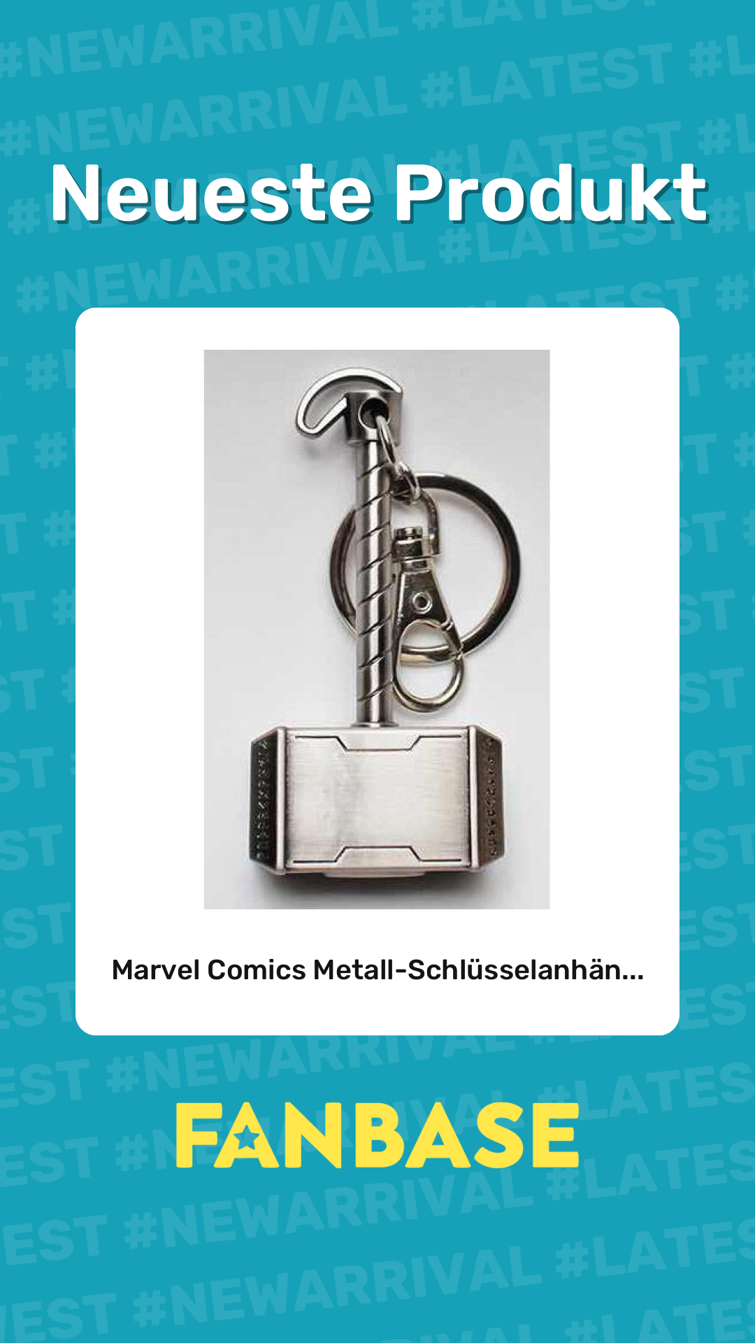 Neueste Produkt: Marvel Comics Metall-Schlüsselanhän...