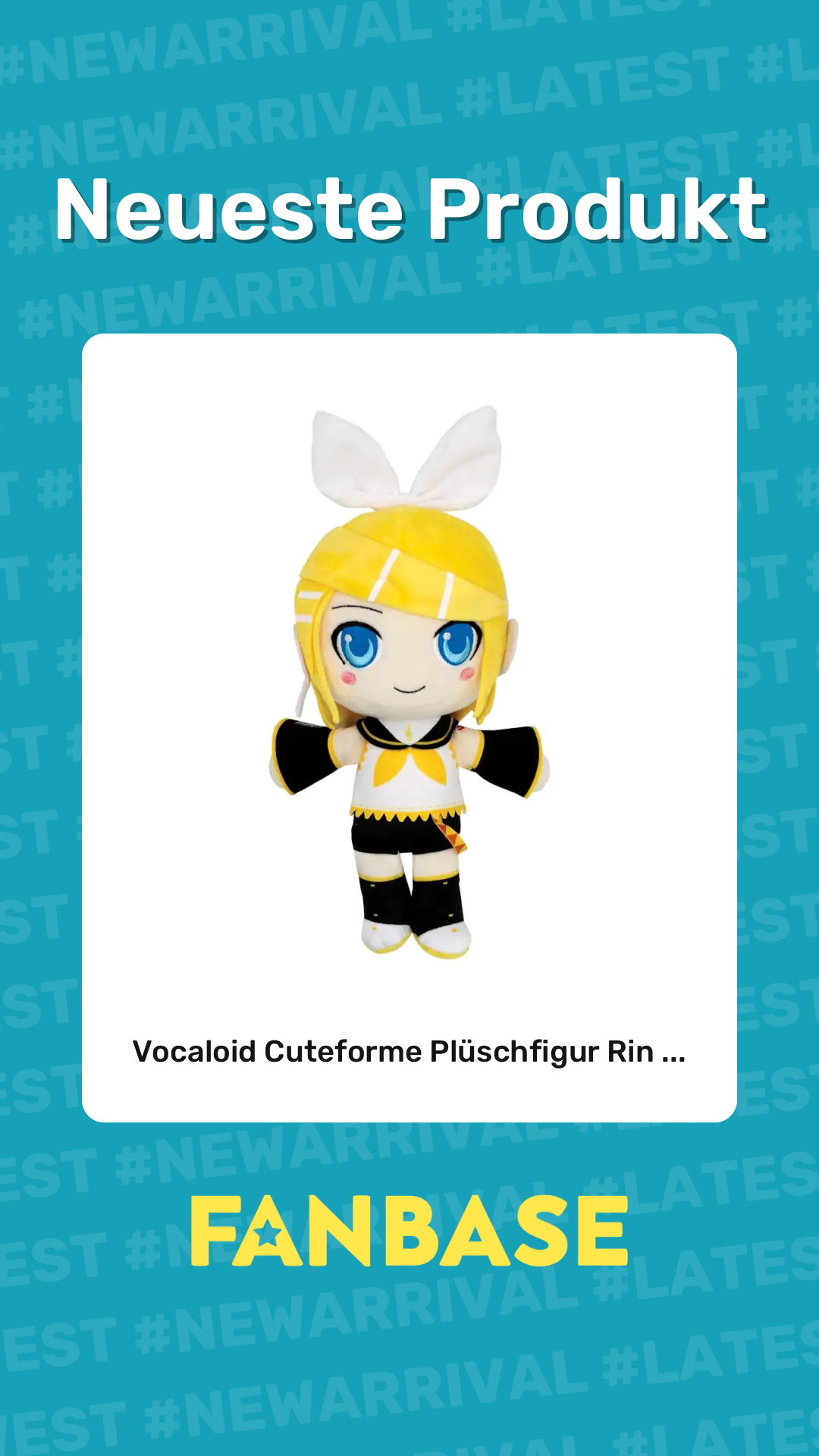 Neueste Produkt: Vocaloid Cuteforme Plüschfigur Rin ...