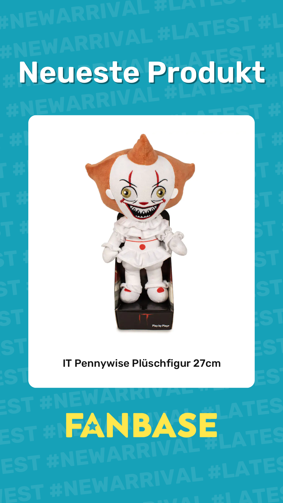 Neueste Produkt: IT Pennywise Plüschfigur 27cm