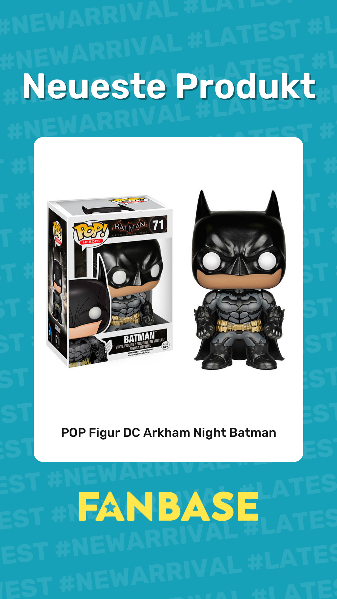 Neueste Produkt: POP Figur DC Arkham Night Batman