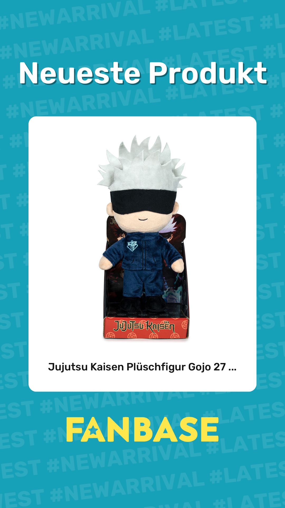 Neueste Produkt: Jujutsu Kaisen Plüschfigur Gojo 27 ...