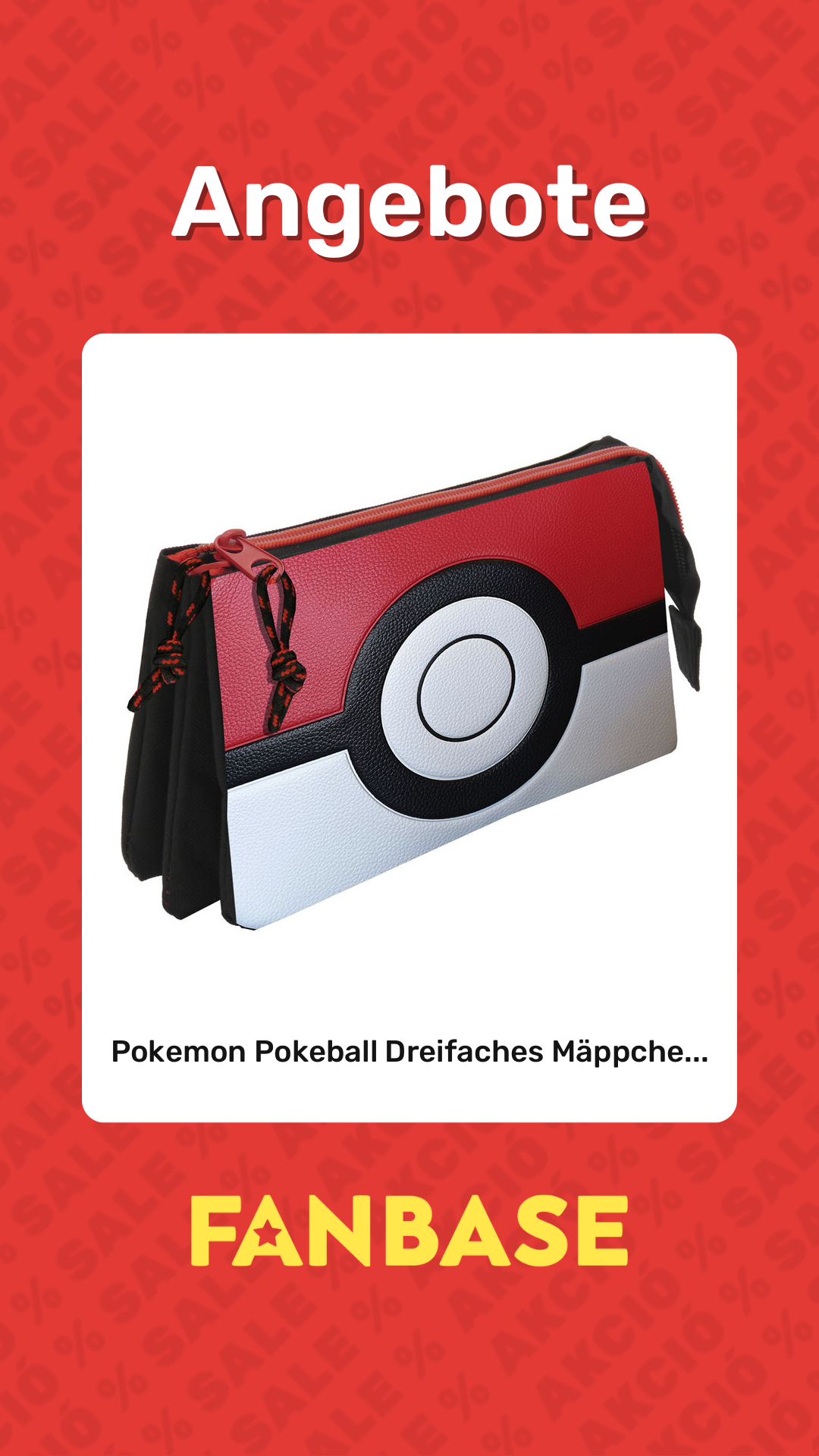 Angebote: Pokemon Pokeball Dreifaches Mäppche...