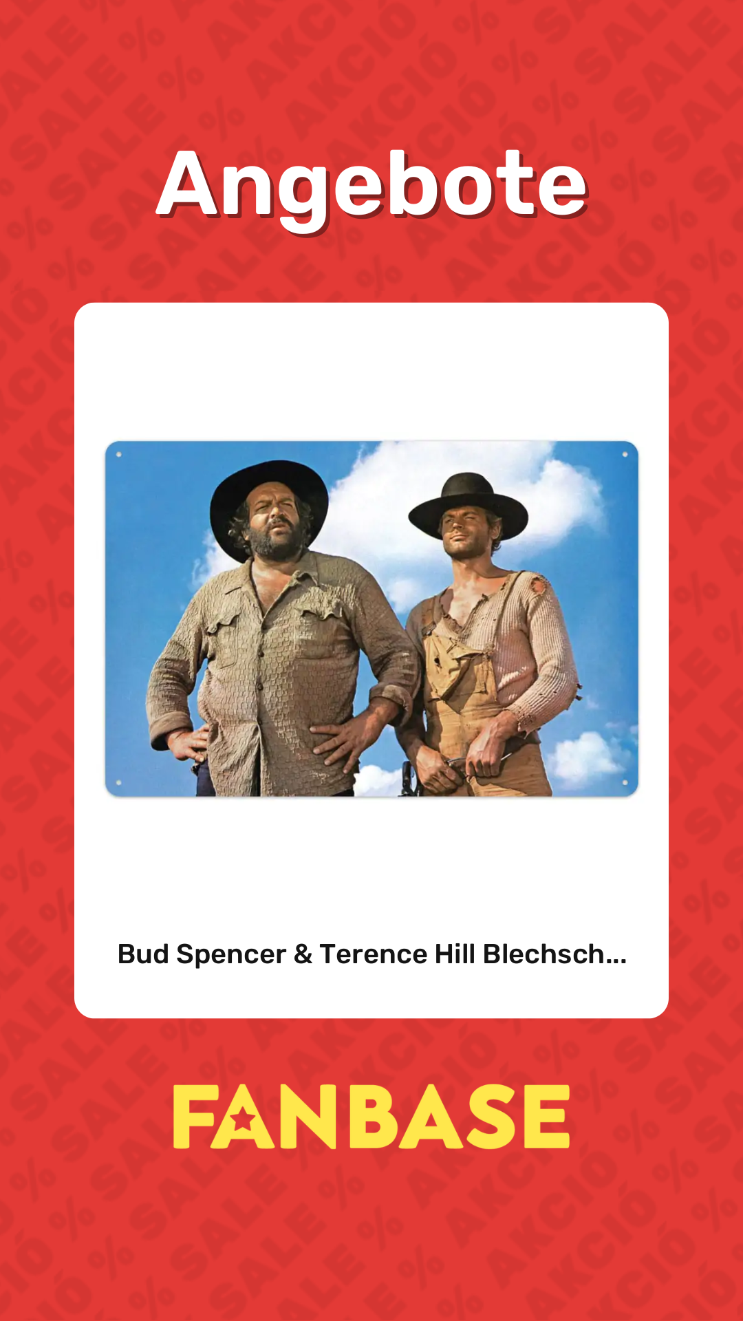 Angebote: Bud Spencer & Terence Hill Blechsch...